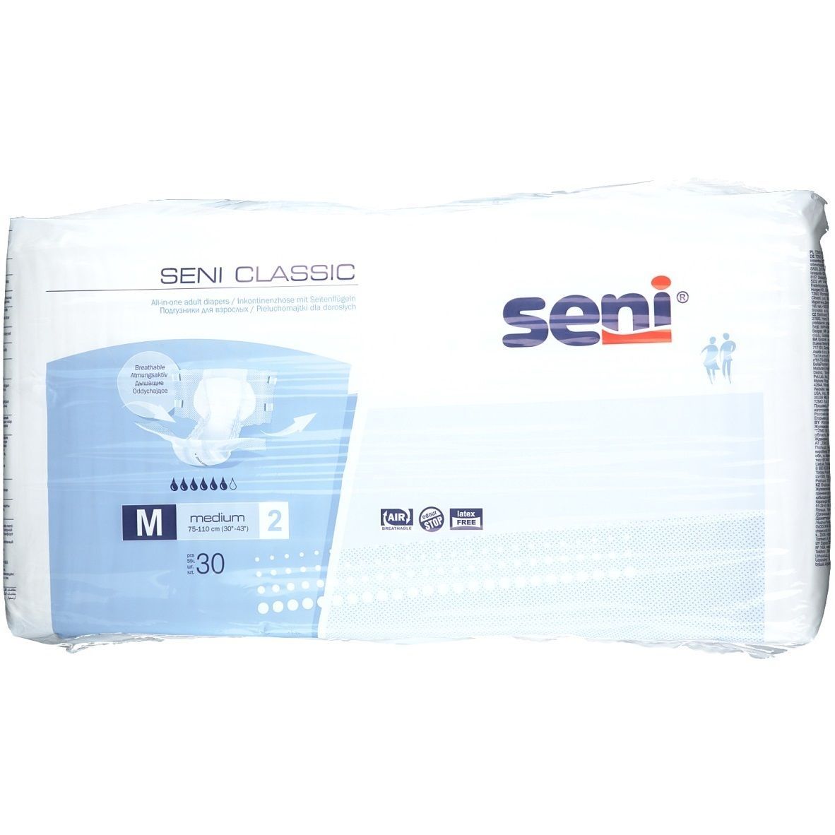 Seni Classic Inkontinenzhose Größe M