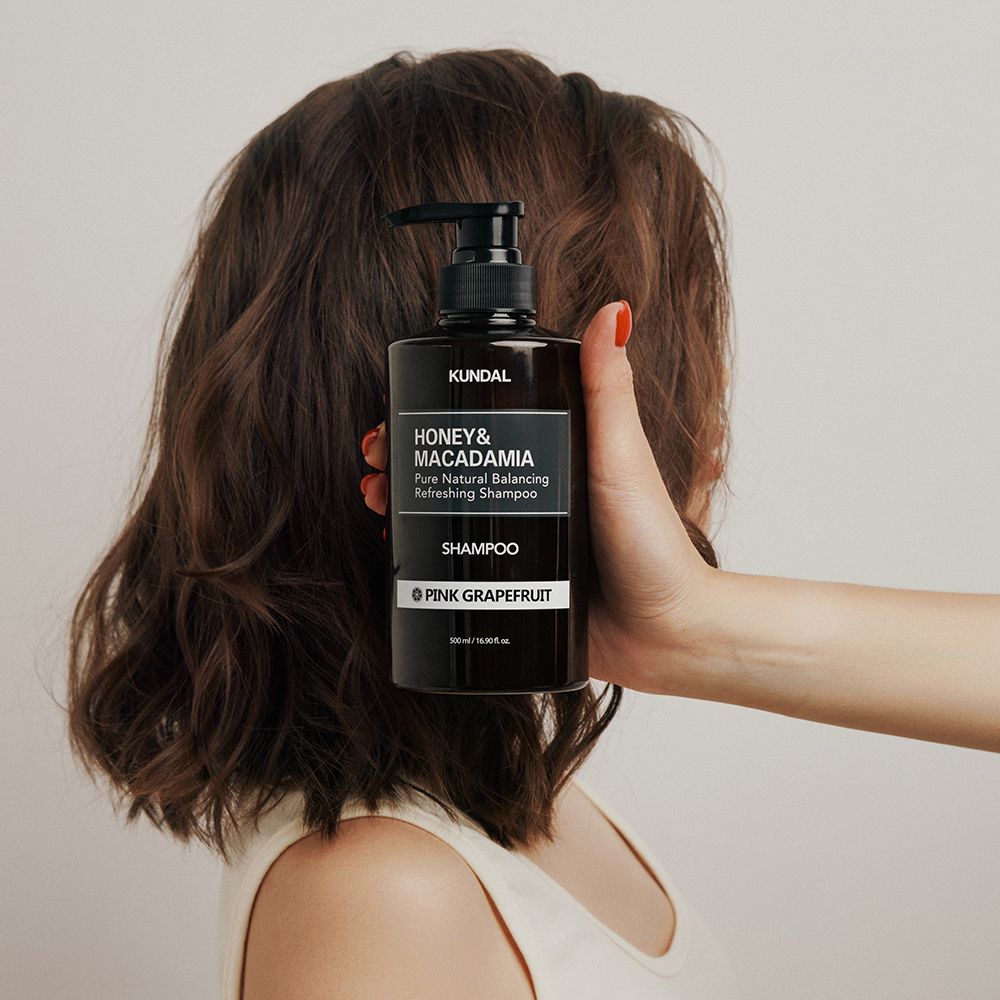 KUNDAL Honey & Macadamia Naturshampoo Pink Grapefruit – sulfatfrei