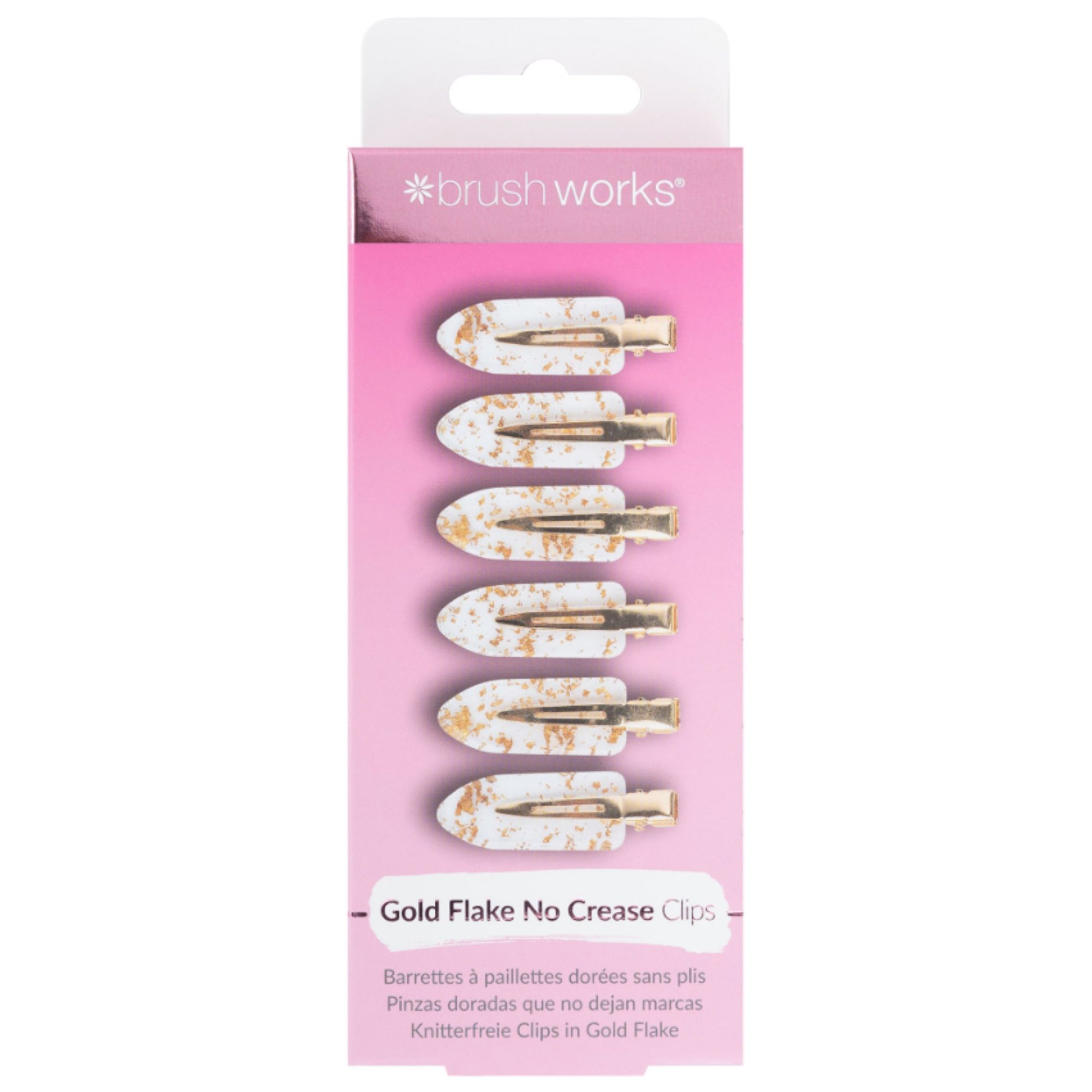 Brushworks Glitzerspangen Ohne Falten 6 Spangen 6,3x2,1x14,2 cm