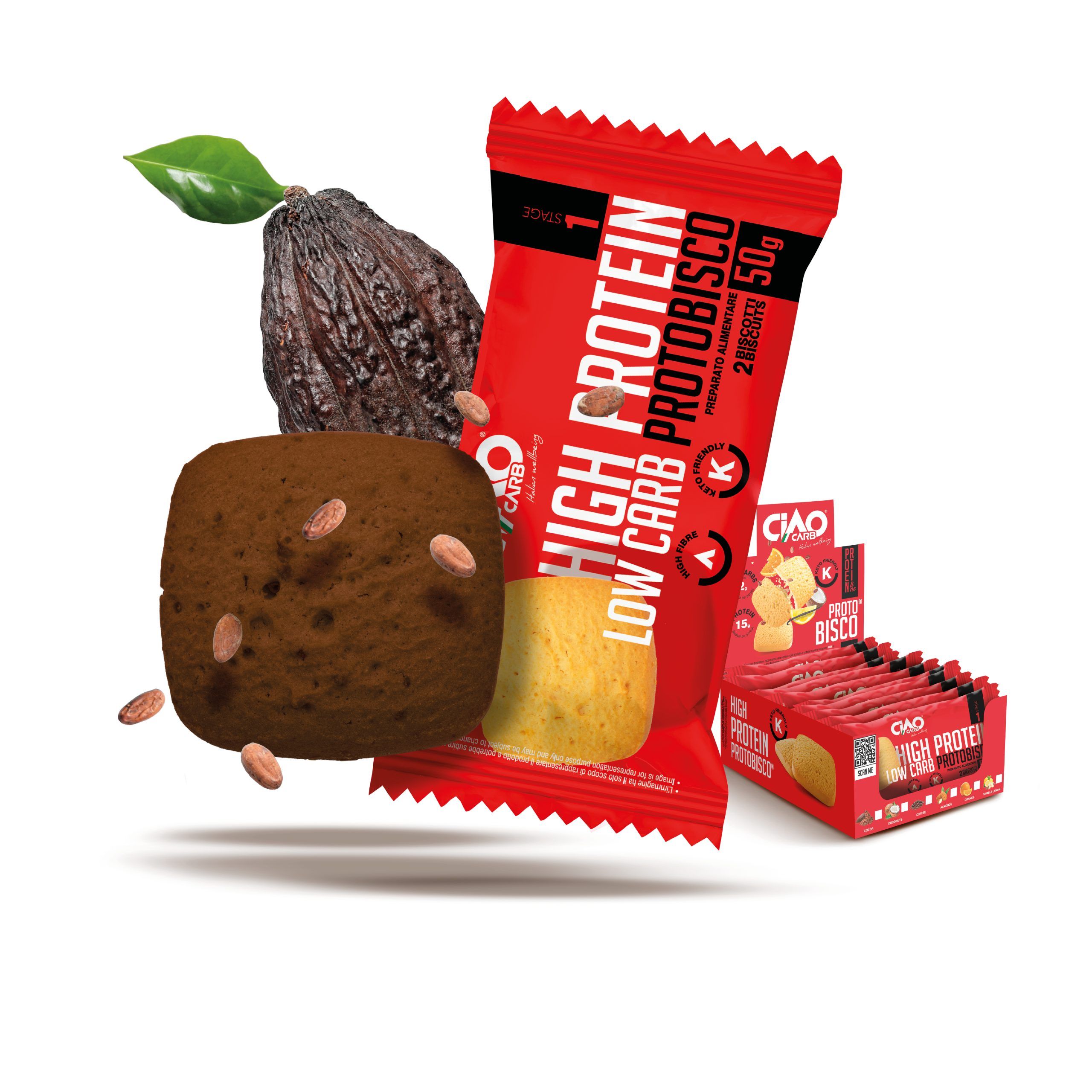 CIAOCARB Protobisco Cacao Protein Line