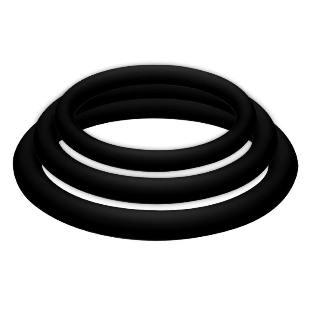 JOYDIVISION POTENZ plus Penisring black 3er Set