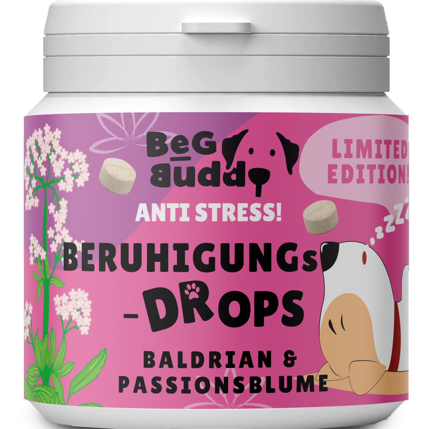 BeG Buddy Beruhigungsmittel F r Hunde Mit Baldrian Gegen Stress Und 