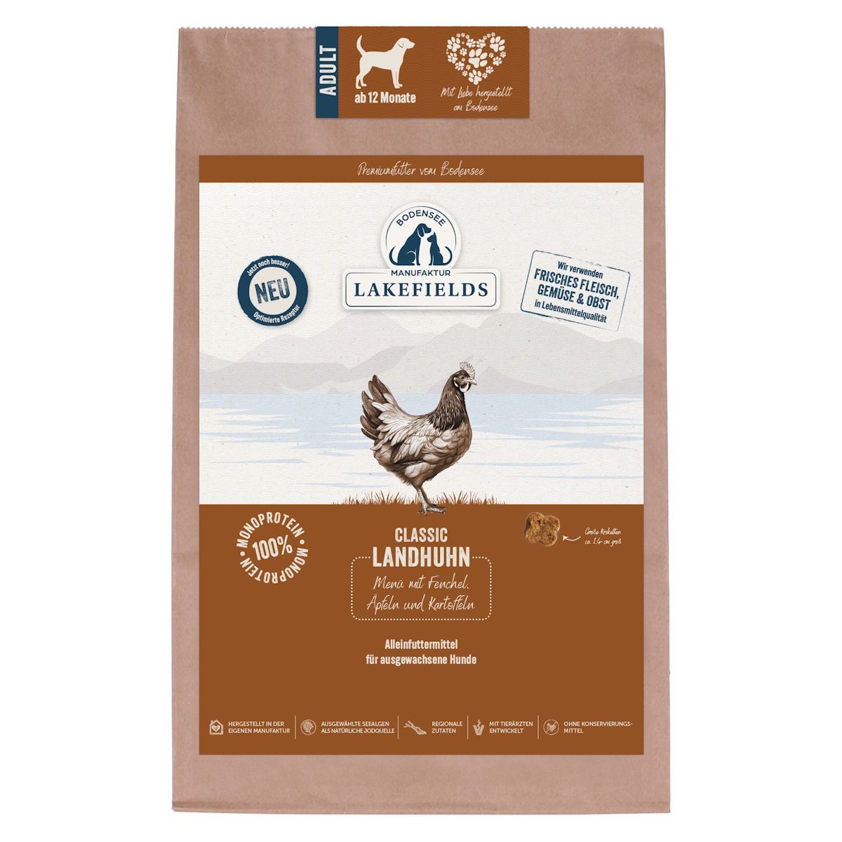 Lakefields - Landhuhn mit Fenchel, Äpfeln und Kartoffeln 2500 g