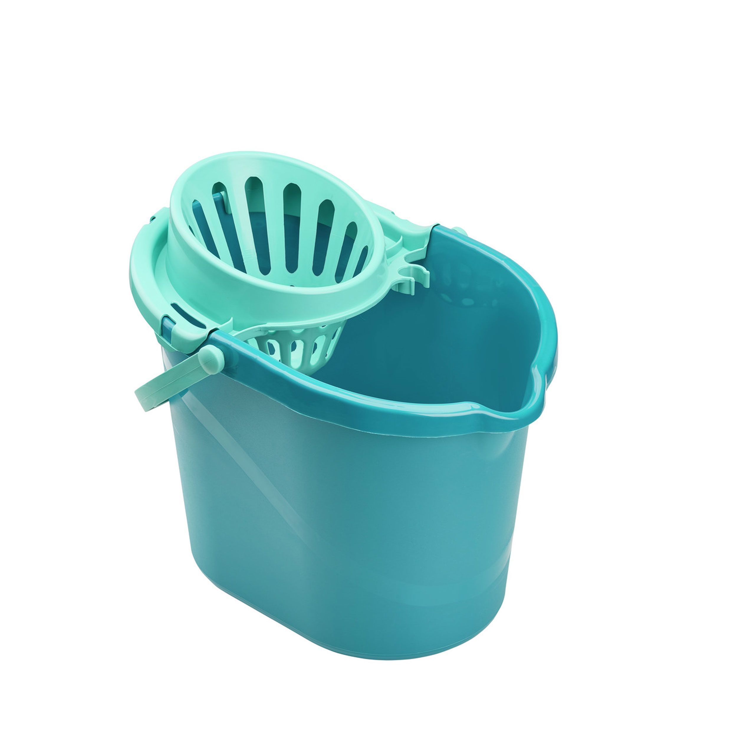 Leifheit Set Power Mop 3in1, Reinigungs-Set, Eimer, 3-in-1-Mopp, Stiel