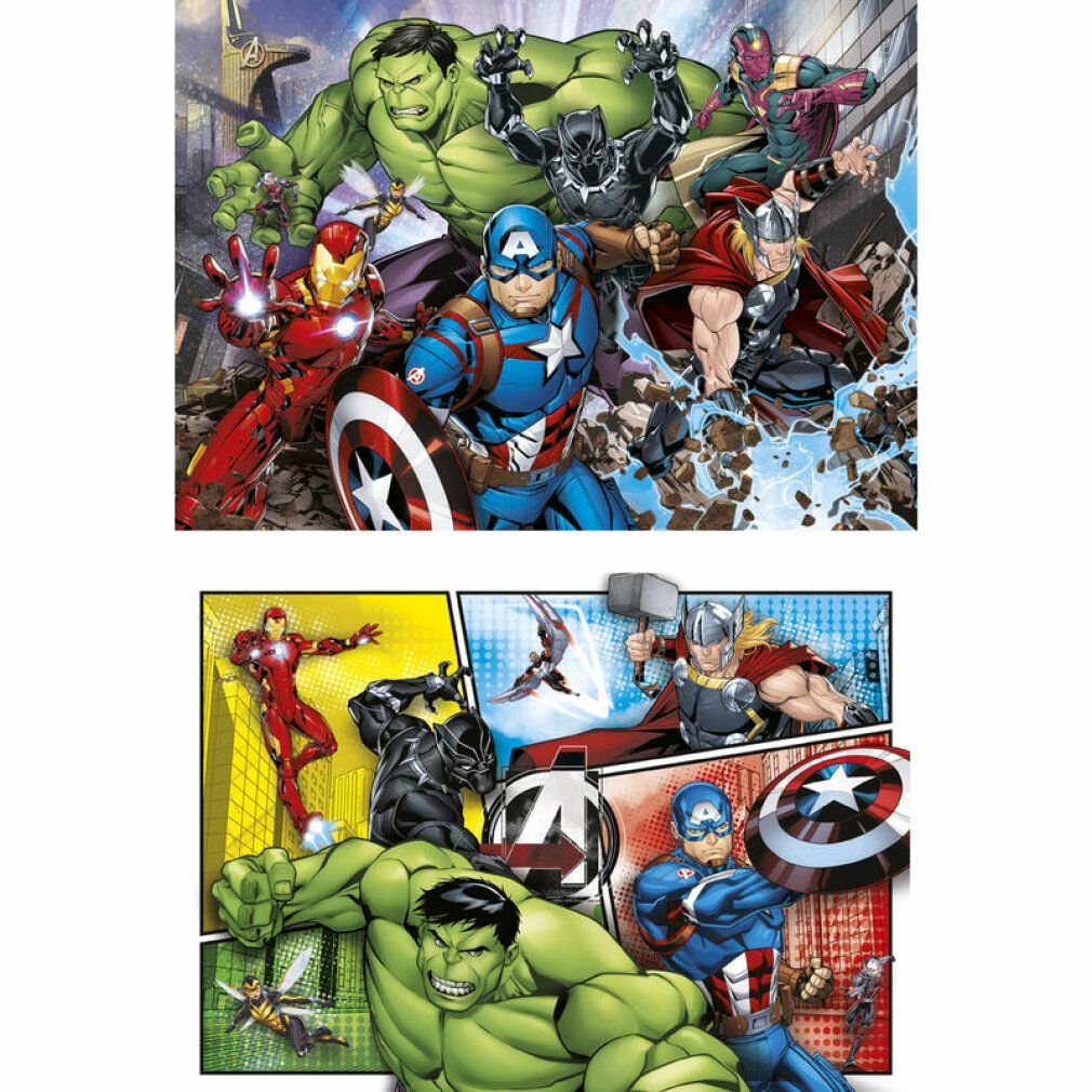 Clementoni Puzzle The Avengers, 2x60tlg.