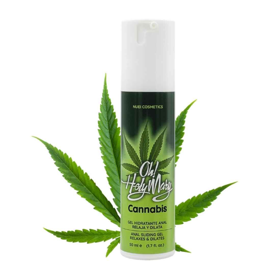 Analgleitgel „Oh! Holy Mary Cannabis“ auf Wasserbasis | Mit Hanfsamenöl, vegan | NUEI