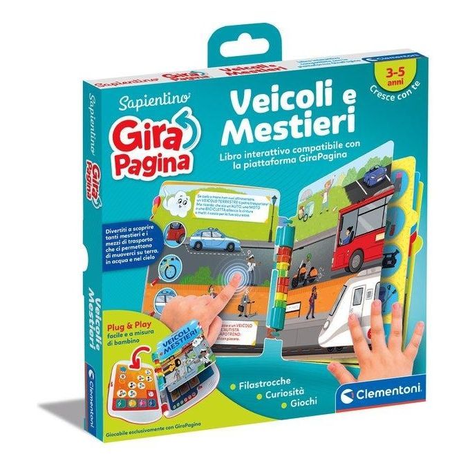 Clementoni Sapientino Veicoli e Mestieri