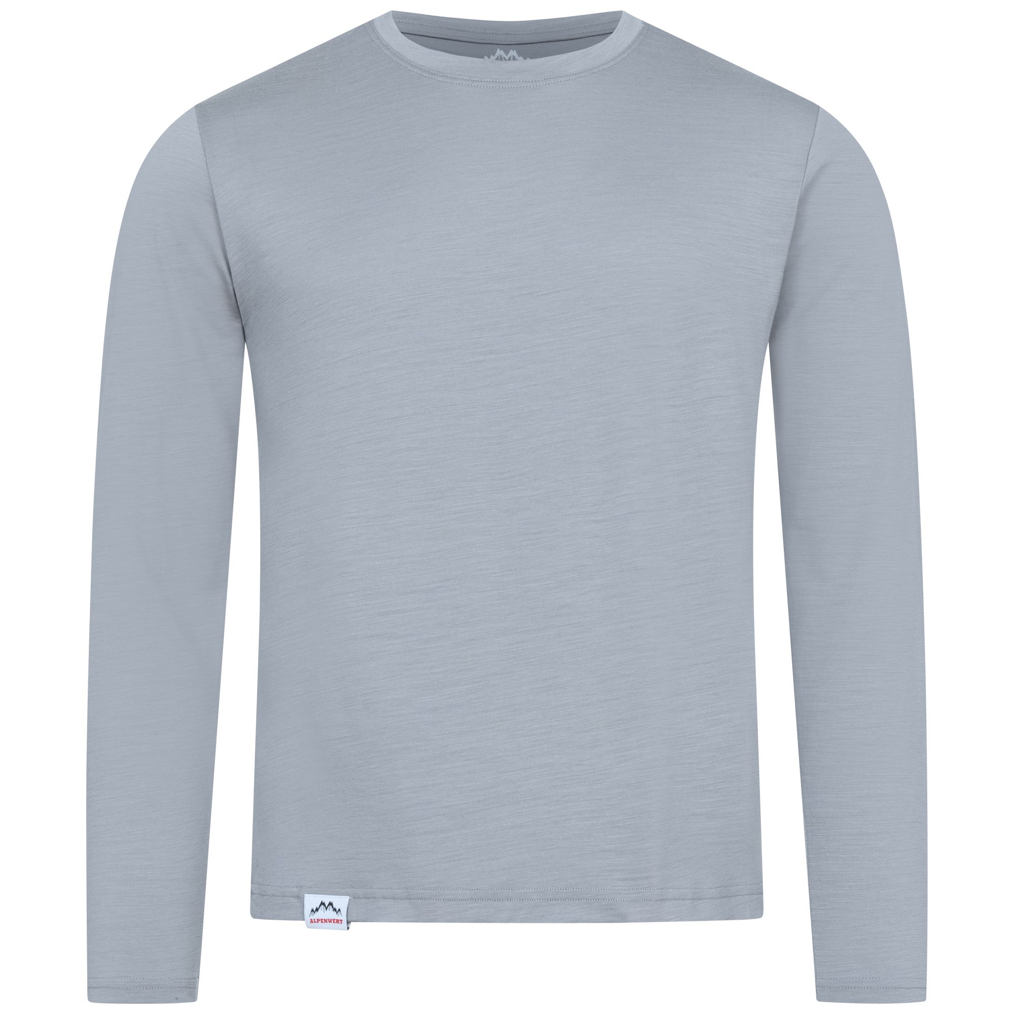 Longsleeve Herren Merino Grau S 1 St