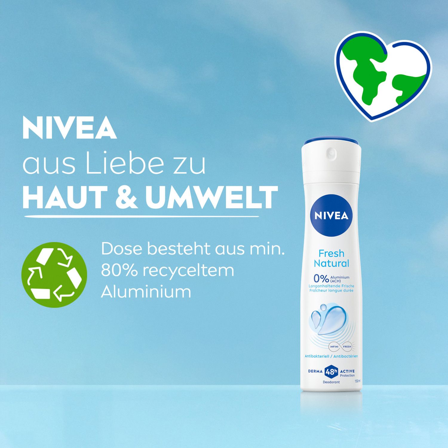 NIVEA Fresh Natural Deo Spray