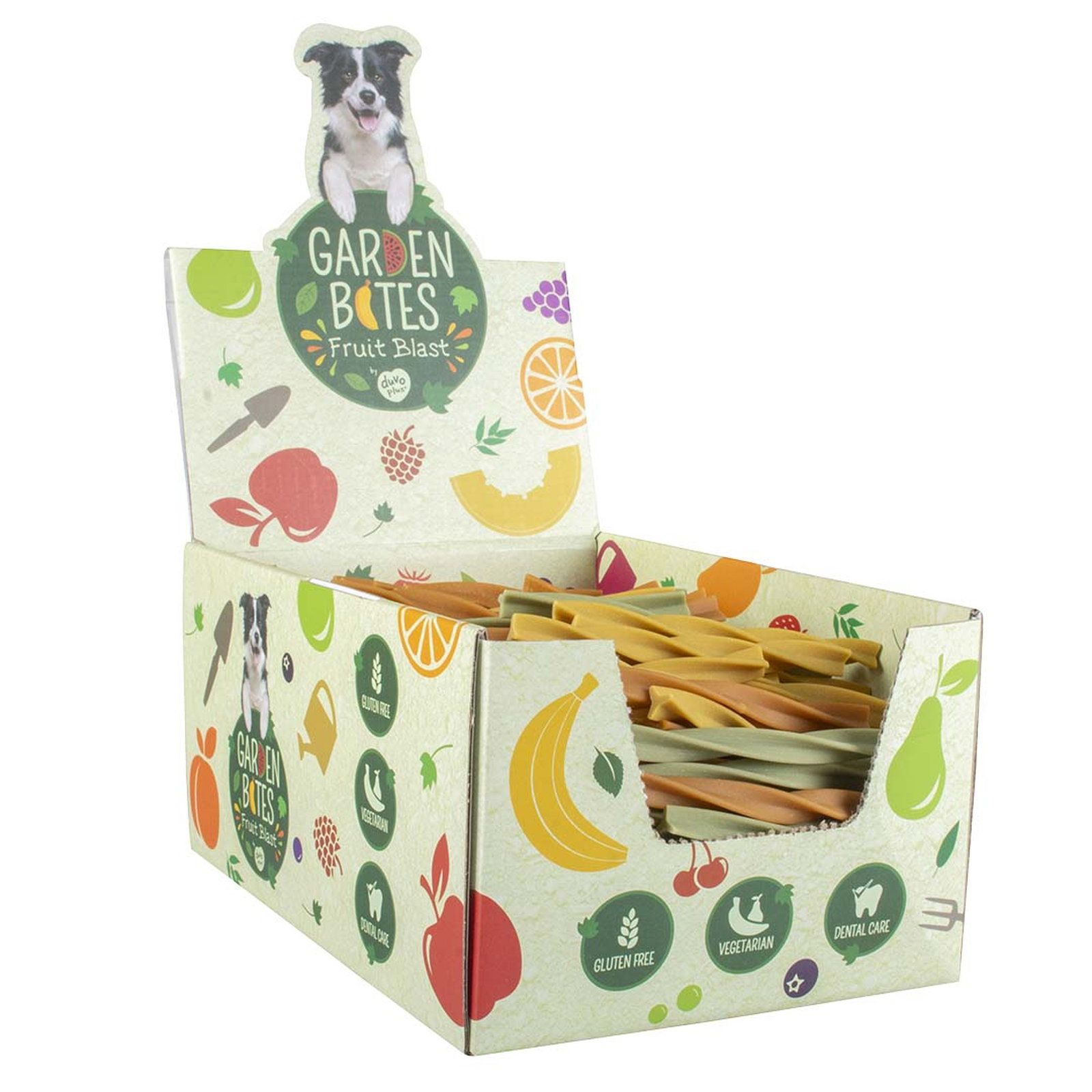 Garden Bites - Fruity Dental Swirls - vegetarischer Kausnack für Hunde