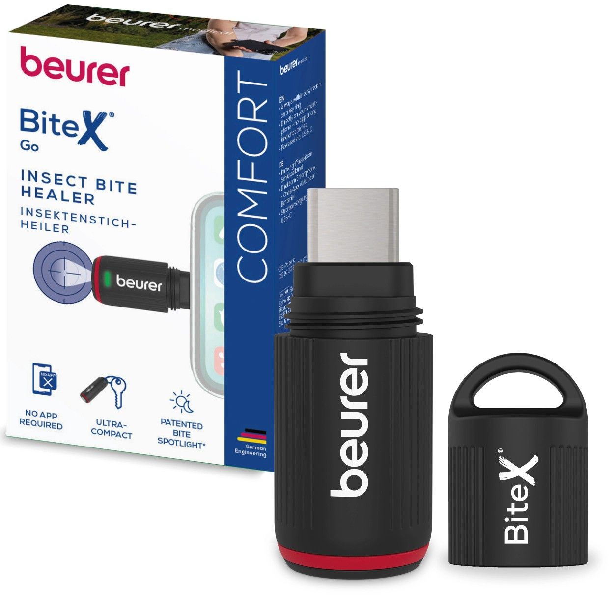Beurer BiteX Go Deep Black Insektenstichheiler 1 St
