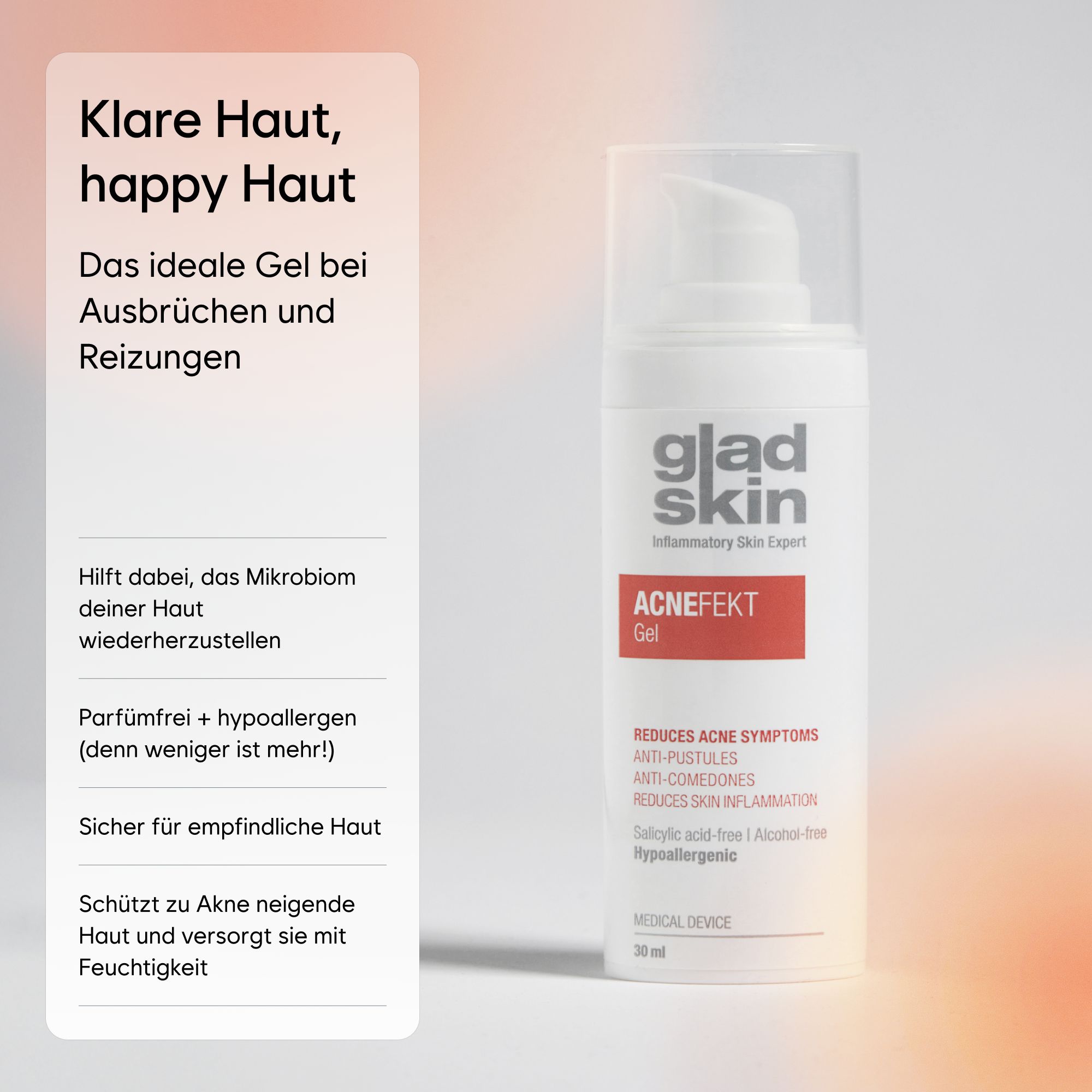 Gladskin Acnefekt Gel