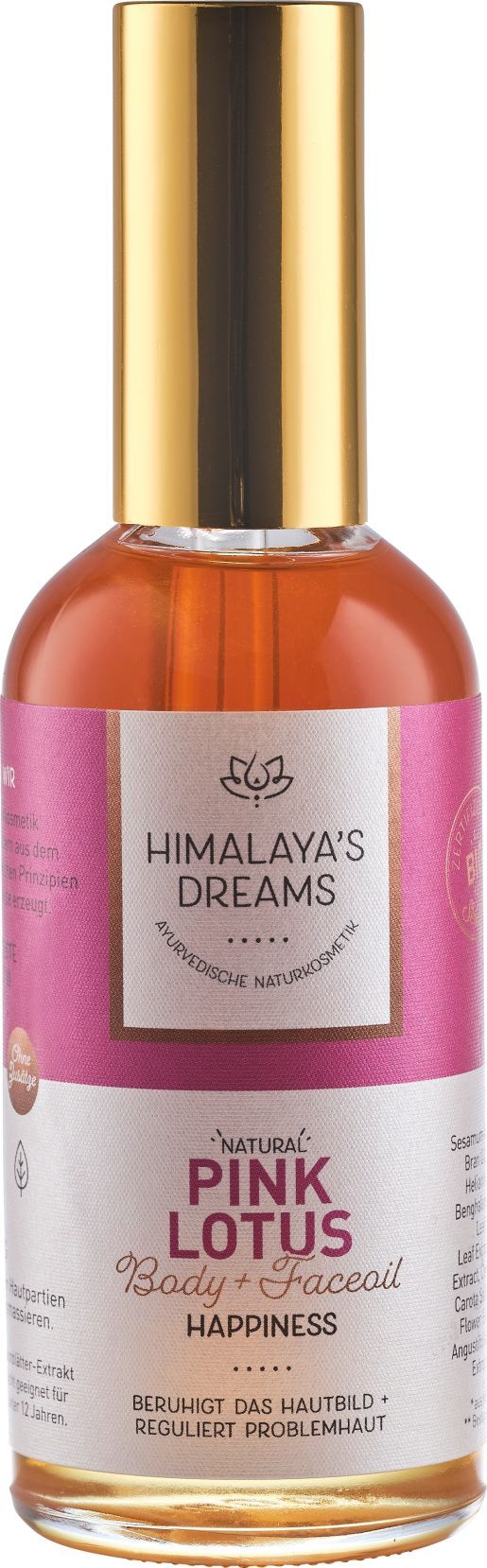 Himalaya's Dreams Ayurveda Pink Lotus Body & Face Oil
