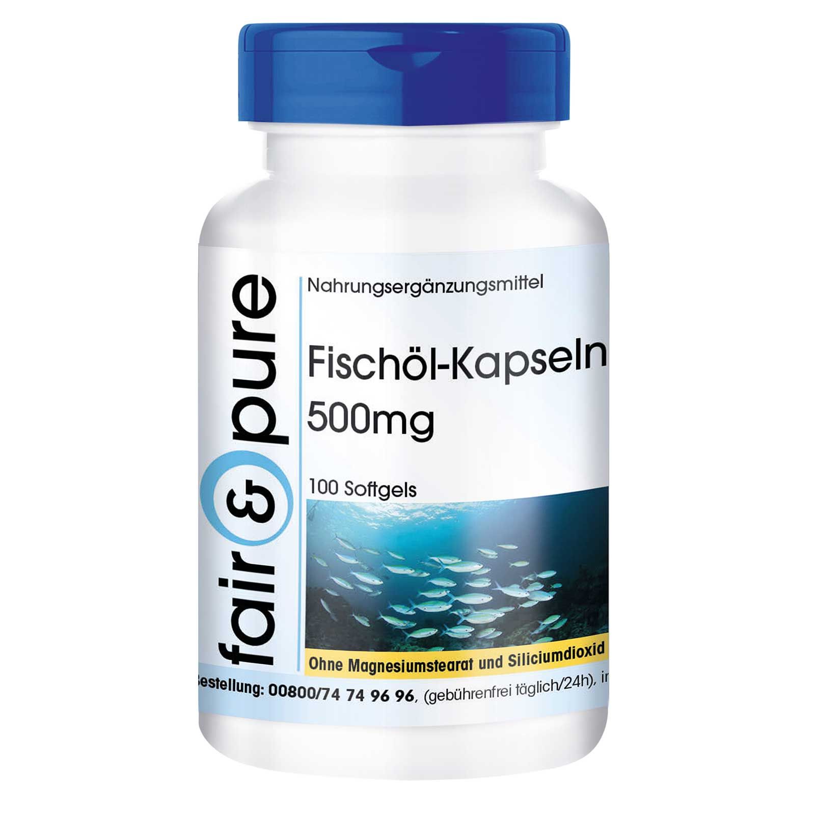 fair - pure | Fischöl Kapseln 500mg schluckfreundlich 100 St
