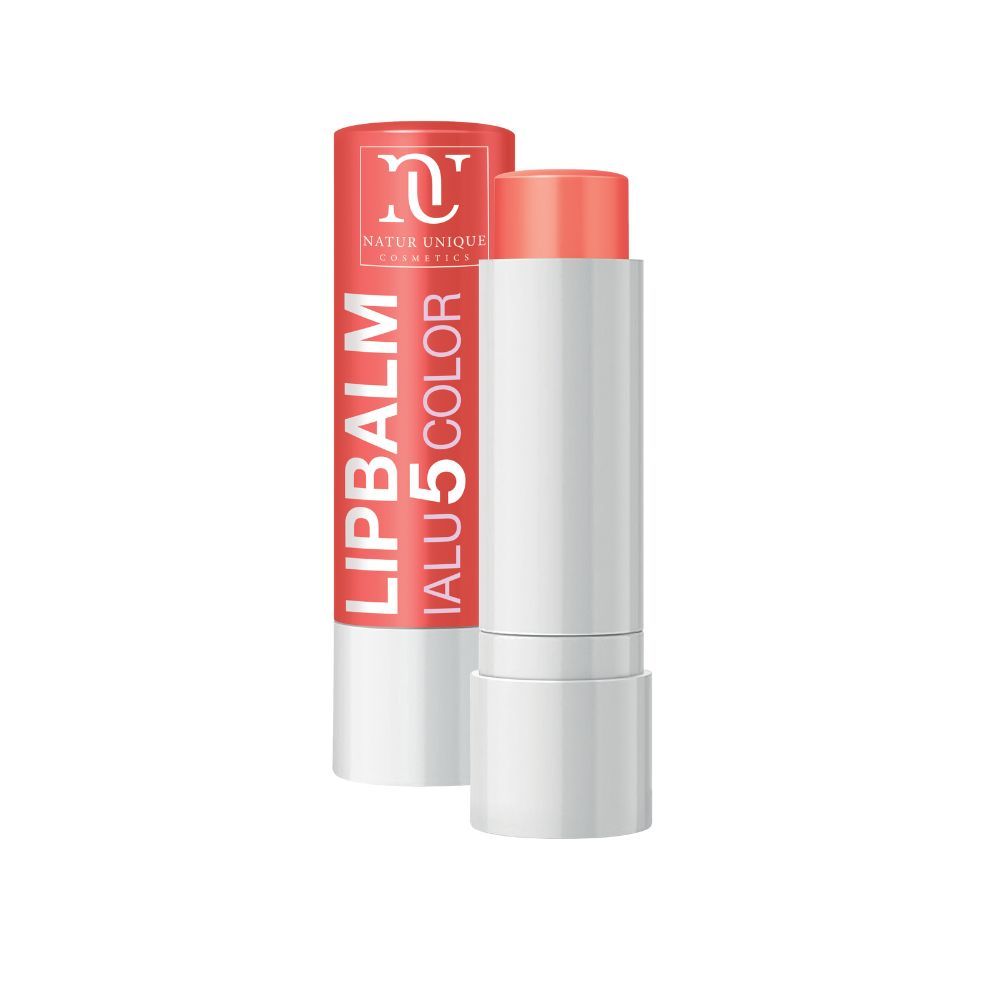 LipBalm Ialu 5 Color CORALLO Balsamo Labbra Idratante 8 Ore Idratazione - Natur Unique