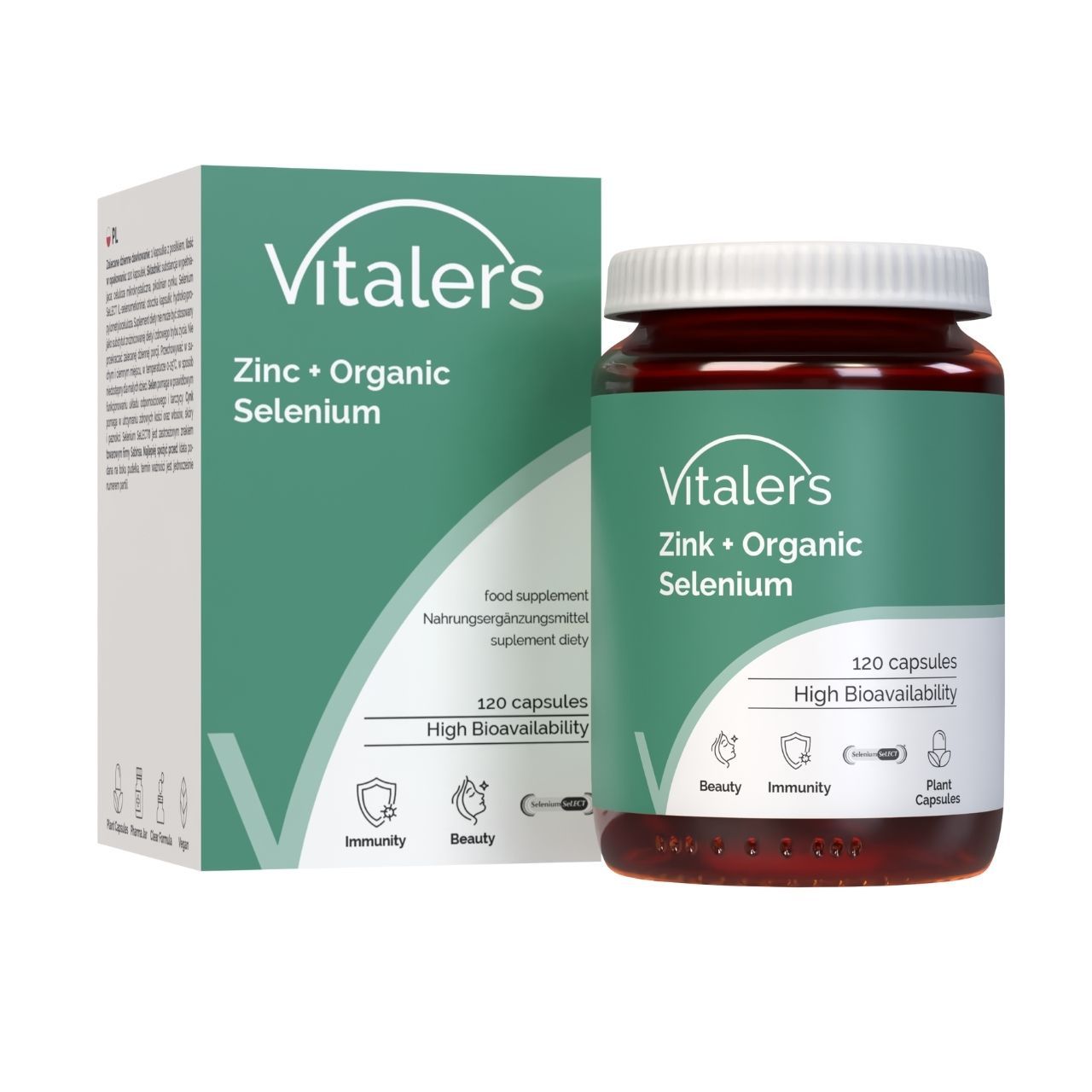 Vitaler’s Zink 15 mg + Selen 200 µg 120 St Kapseln