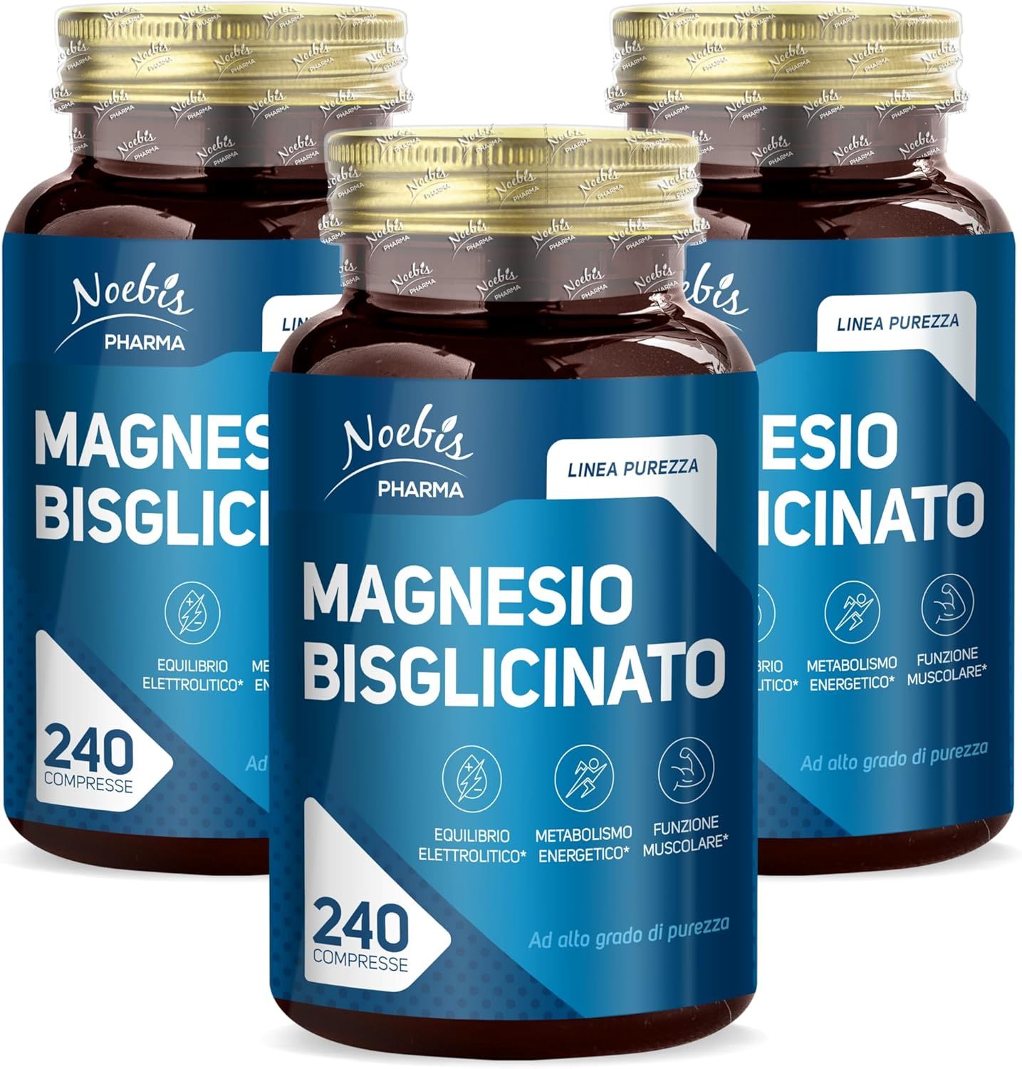 Noebis Pharma Magnesio Bisglicinato – 300 mg – 240 Compresse