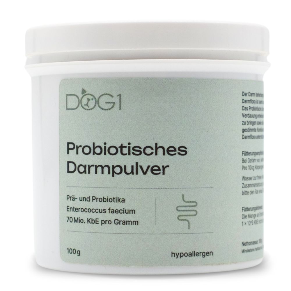 Dog1 Probiotisches Darmpulver für Hunde 100 g Pulver
