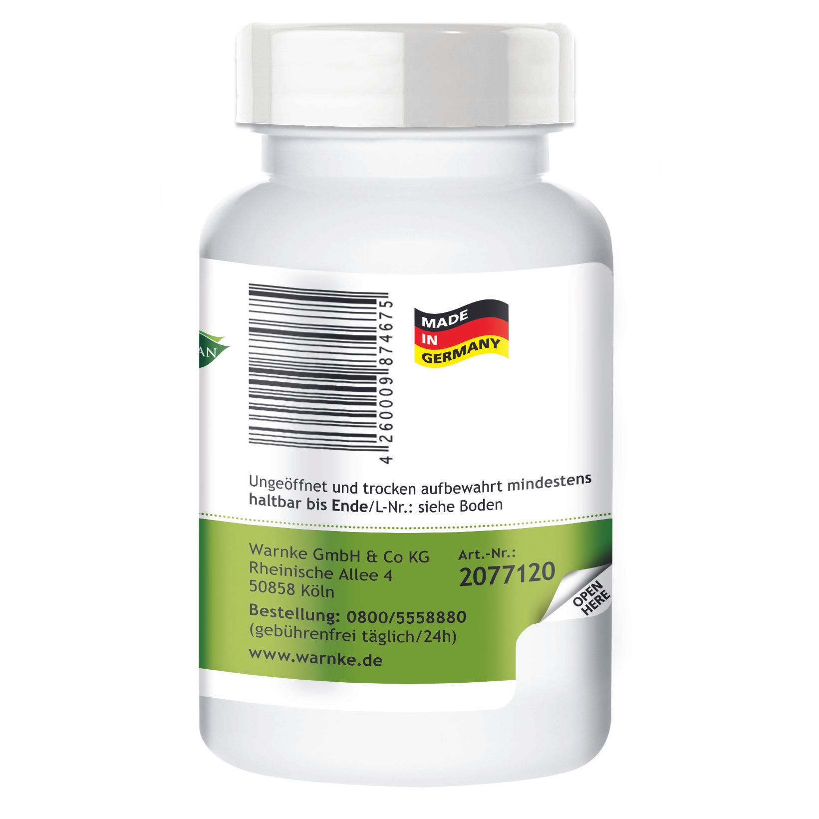 Warnke Vitalstoffe | Kelp-Extrakt 200mg mit 300µg Jod