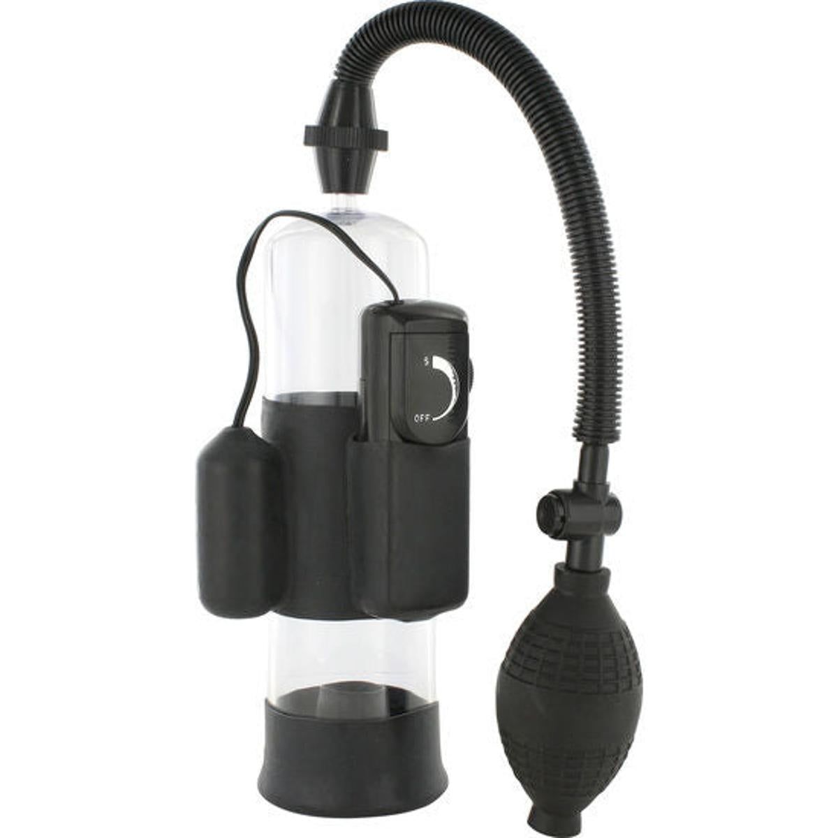 Penispumpe "Powerpump" mit Vibration | Effektives Potenz-Training | Seven Creations