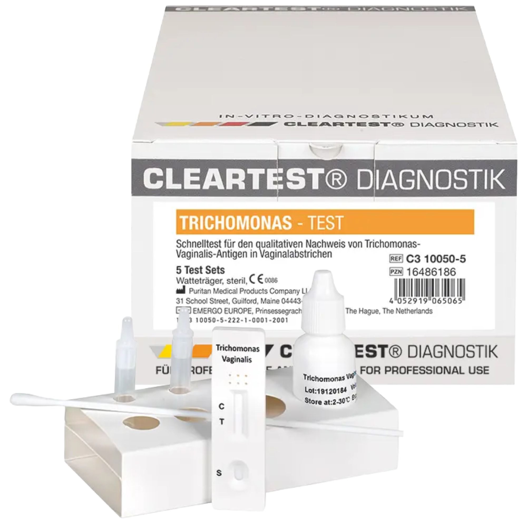 Cleartest Trichomonas Schnelltest 5 St Test