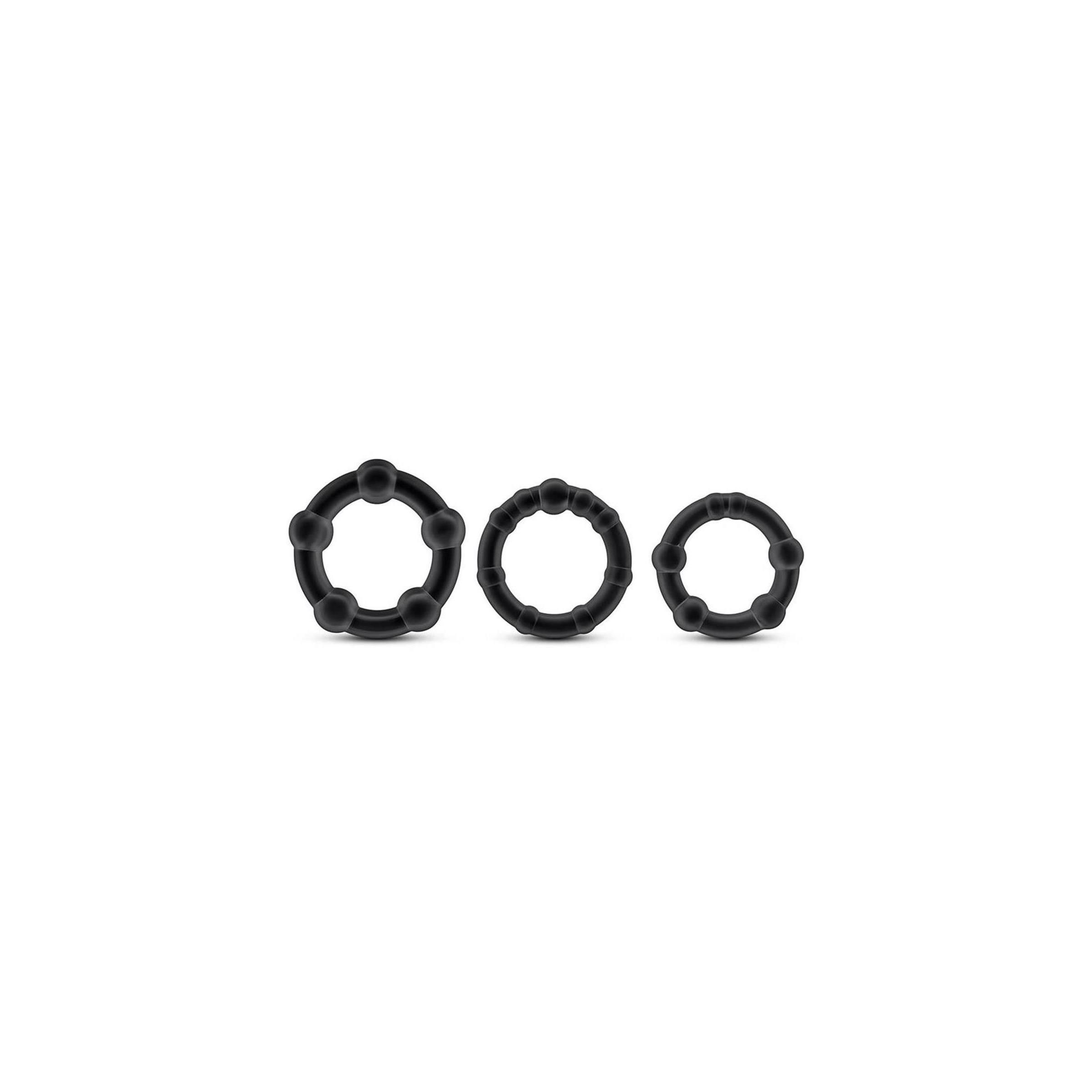 Blush - STAY HARD BEADED COCKRINGS