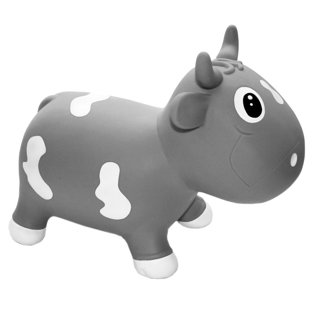 Hüpftier / Hüpfkuh / Hüpfspielzeug - Bella the Cow JUNIOR (kleinere Version) inkl. Luftpumpe