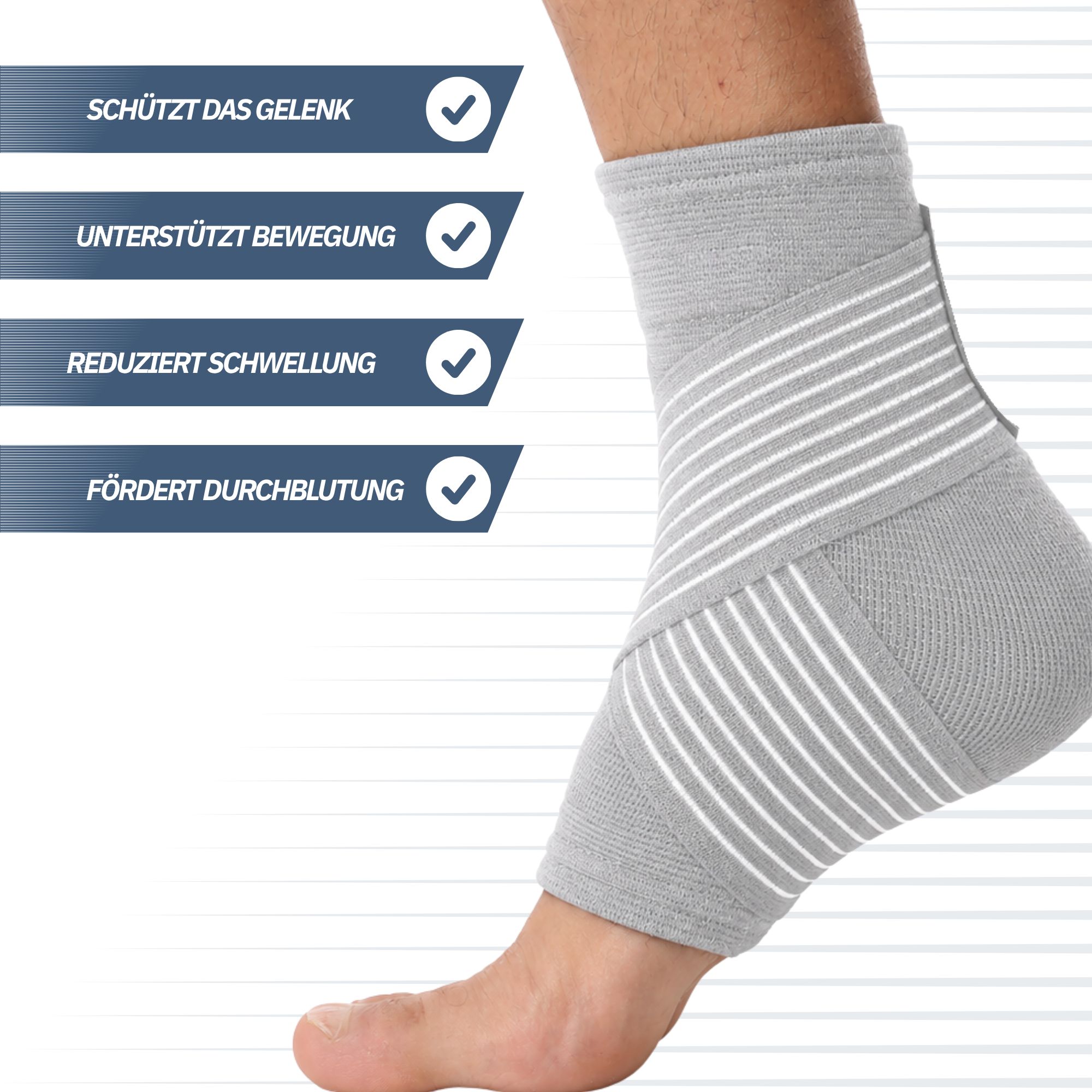 Trebin Sprunggelenkbandage mit Gurt