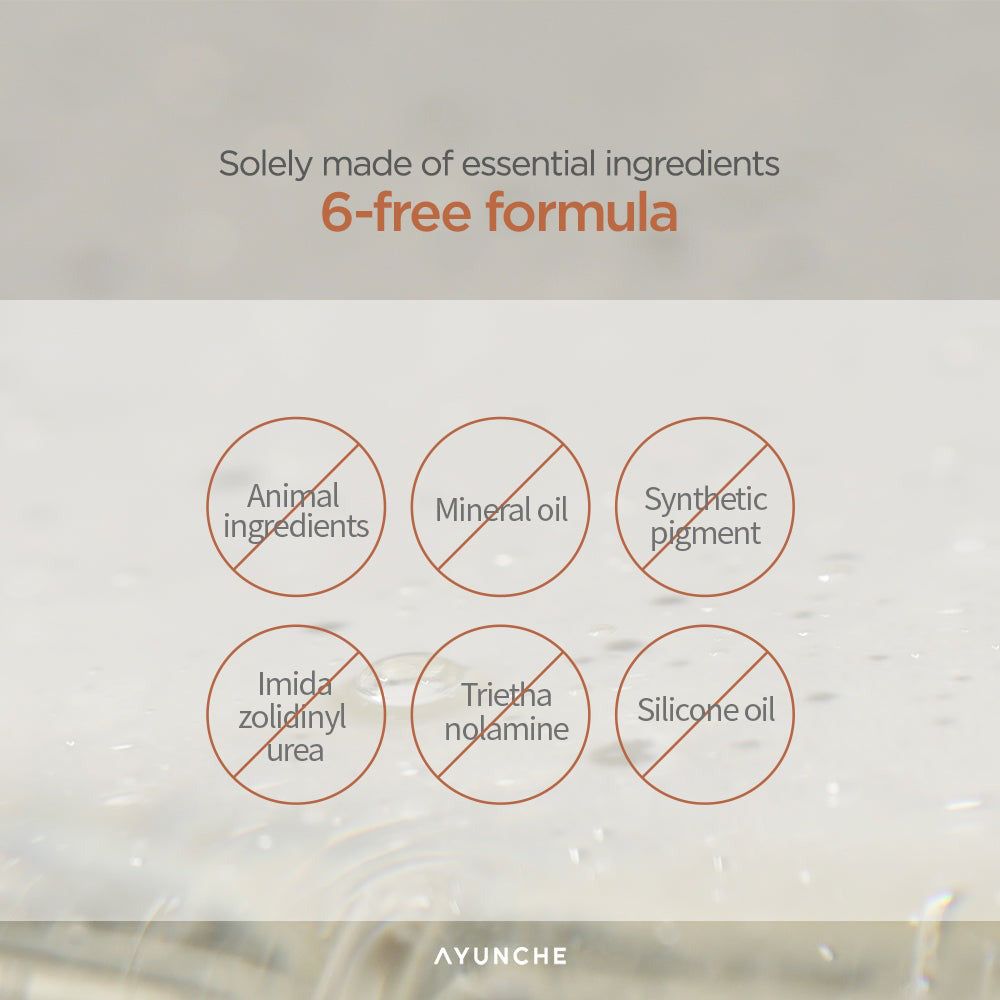 AYUNCHE Enrich Bonding Shampoo: 6-freie Formel ohne Tierinhaltsstoffe, Mineralöl, Pigmente.