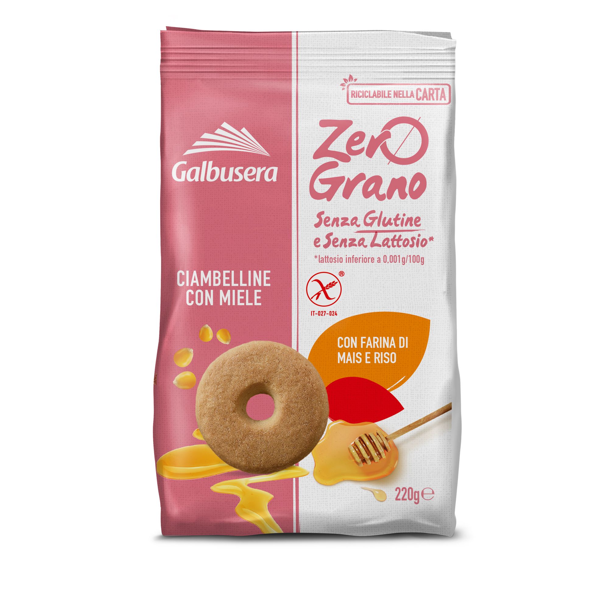 Frollini Senza Glutine al Miele - Galbusera