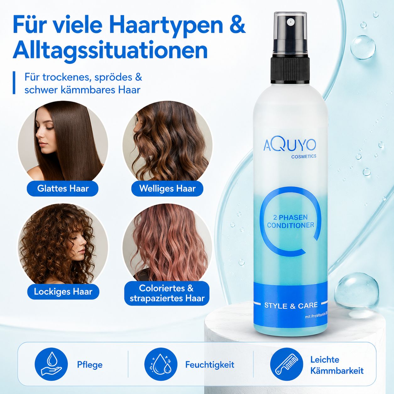 Style & Care 2 Phasen Spray Conditioner für trockenes und beanspruchtes Haar