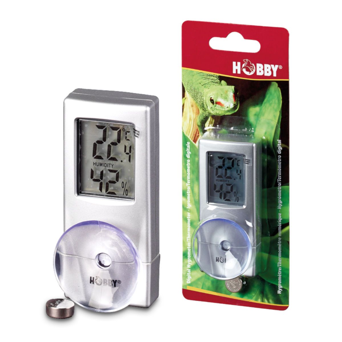 Hobby Digitales Hygrometer / Thermometer für Terrarien 1 St - SHOP APOTHEKE