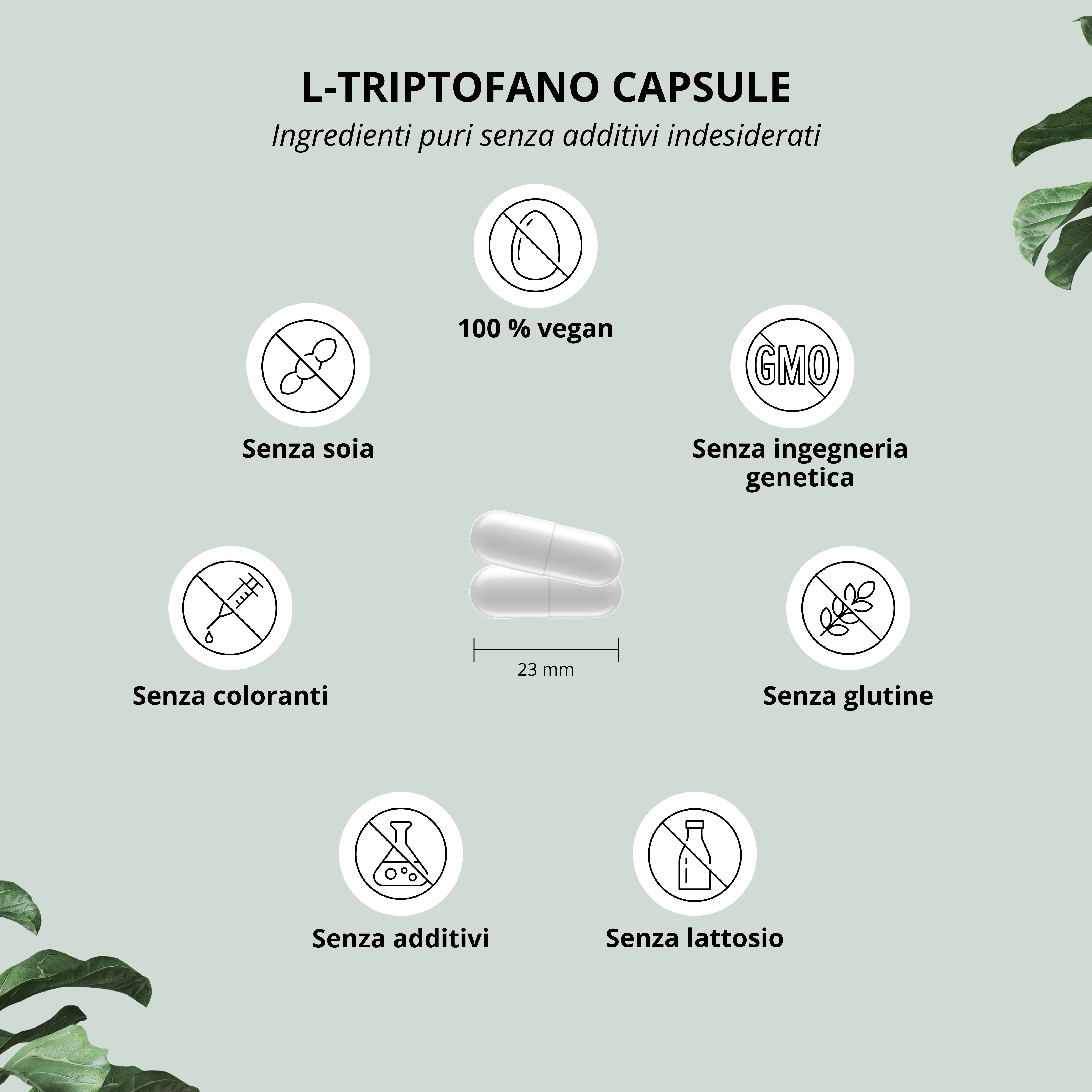 nutri+ L Tryptophan Kapseln hochdosiert