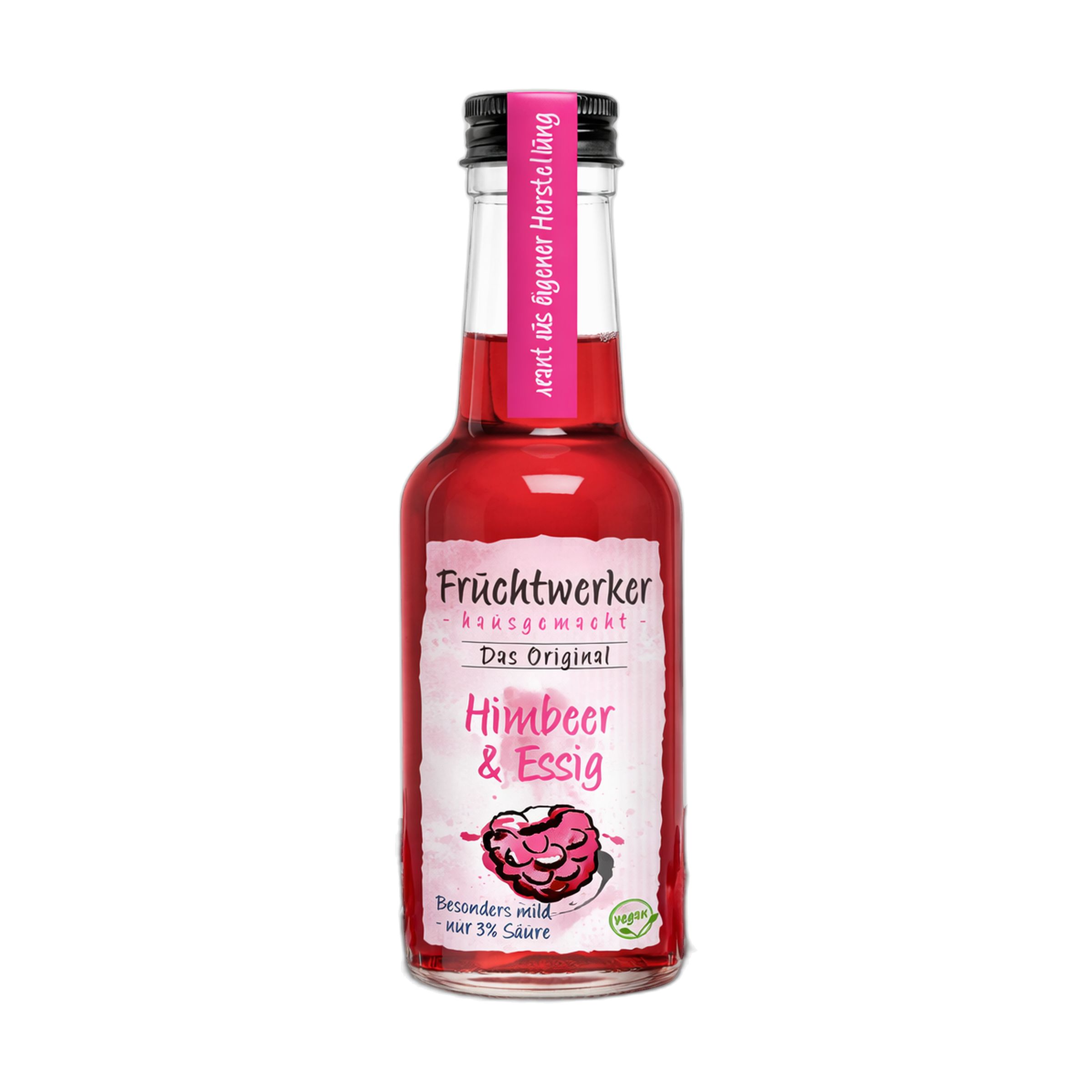 Fruchtwerker Himbeer & Essig 250 ml Flüssigkeit