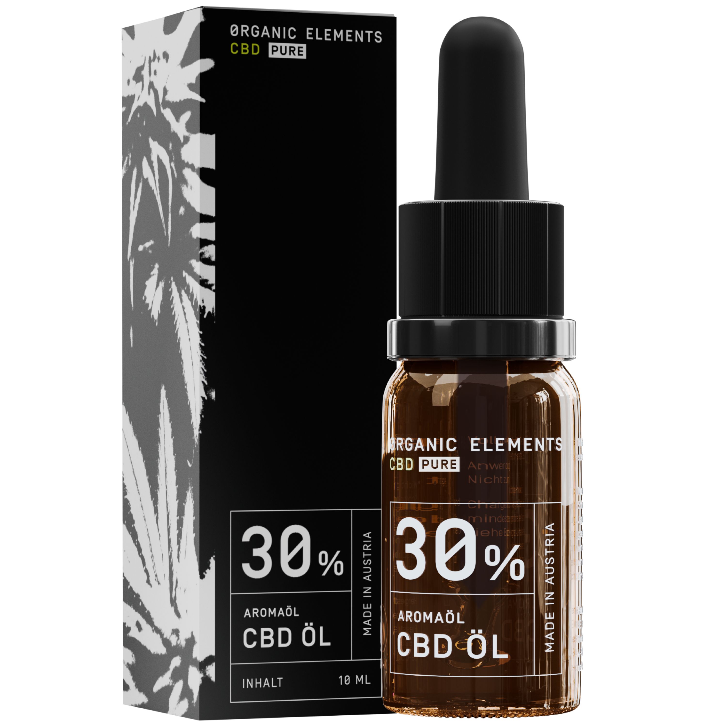 ORGANIC ELEMENTS Vollspektrum CBD-Öl 30% PURE
