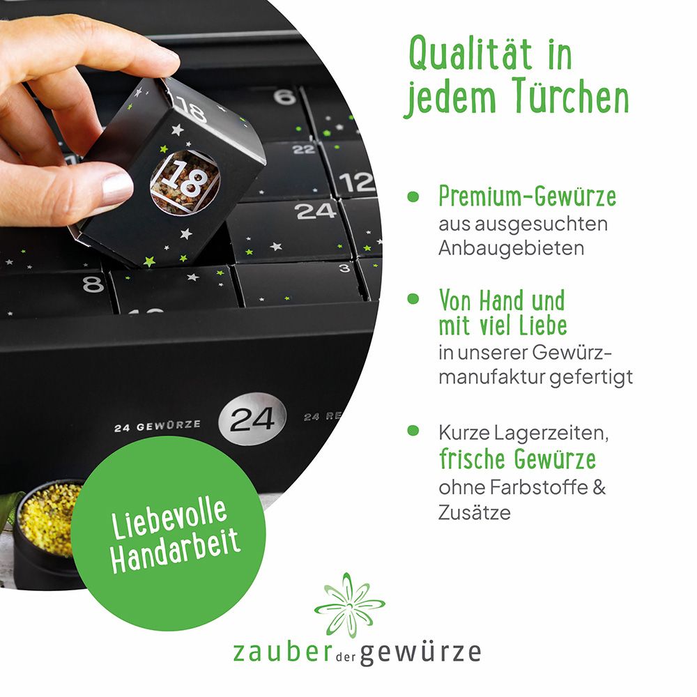 Zauber der Gewürze Gewürz-Adventskalender