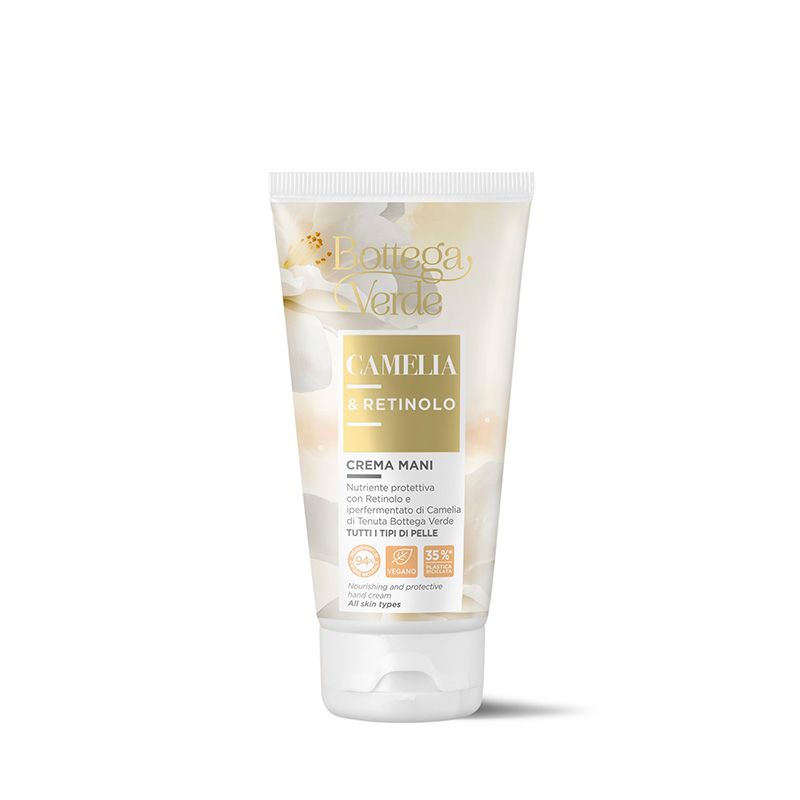 Bottega Verde Camelia e Retinolo - Crema mani nutriente protettiva