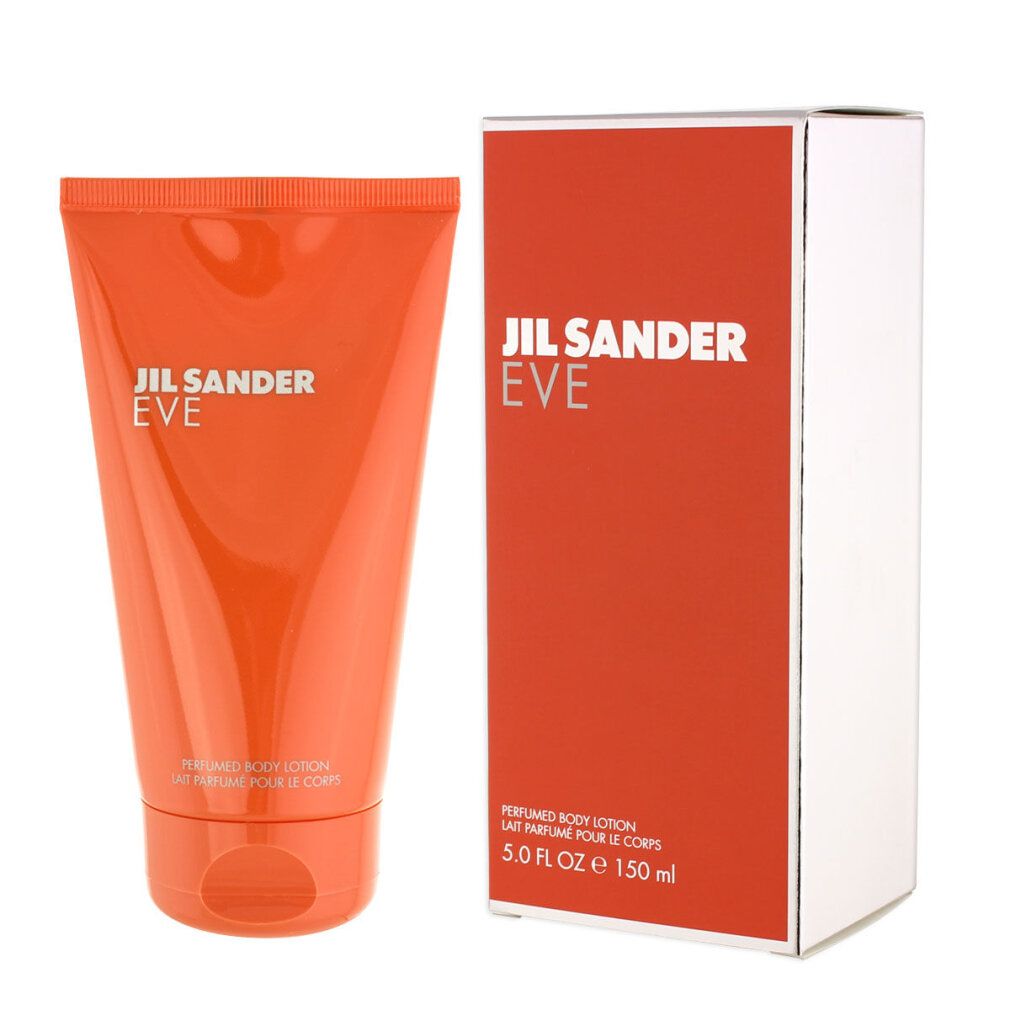 Jil Sander Eve Body Lotion Tube und Karton.