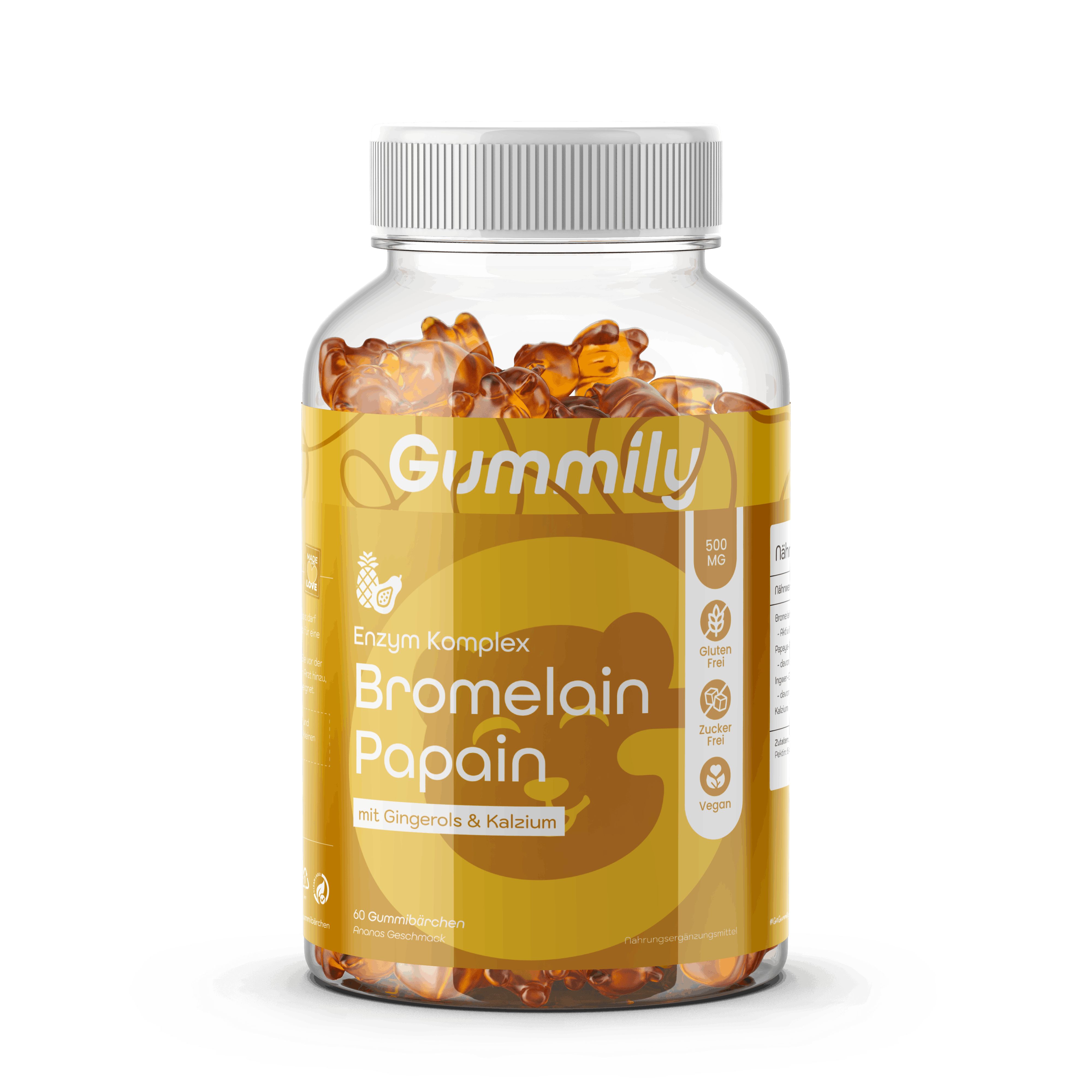 Gummily® Bromelain Papain Gummibärchen 60 St