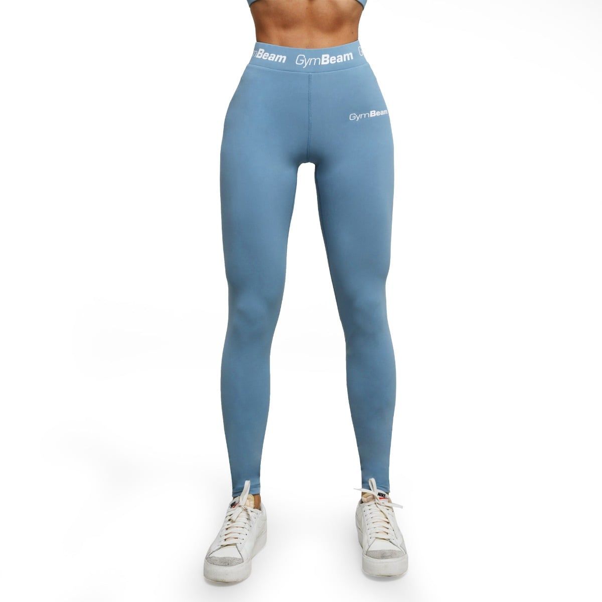GymBeam Damen Leggings mit hoher Taille in Stahlgrau 1 St