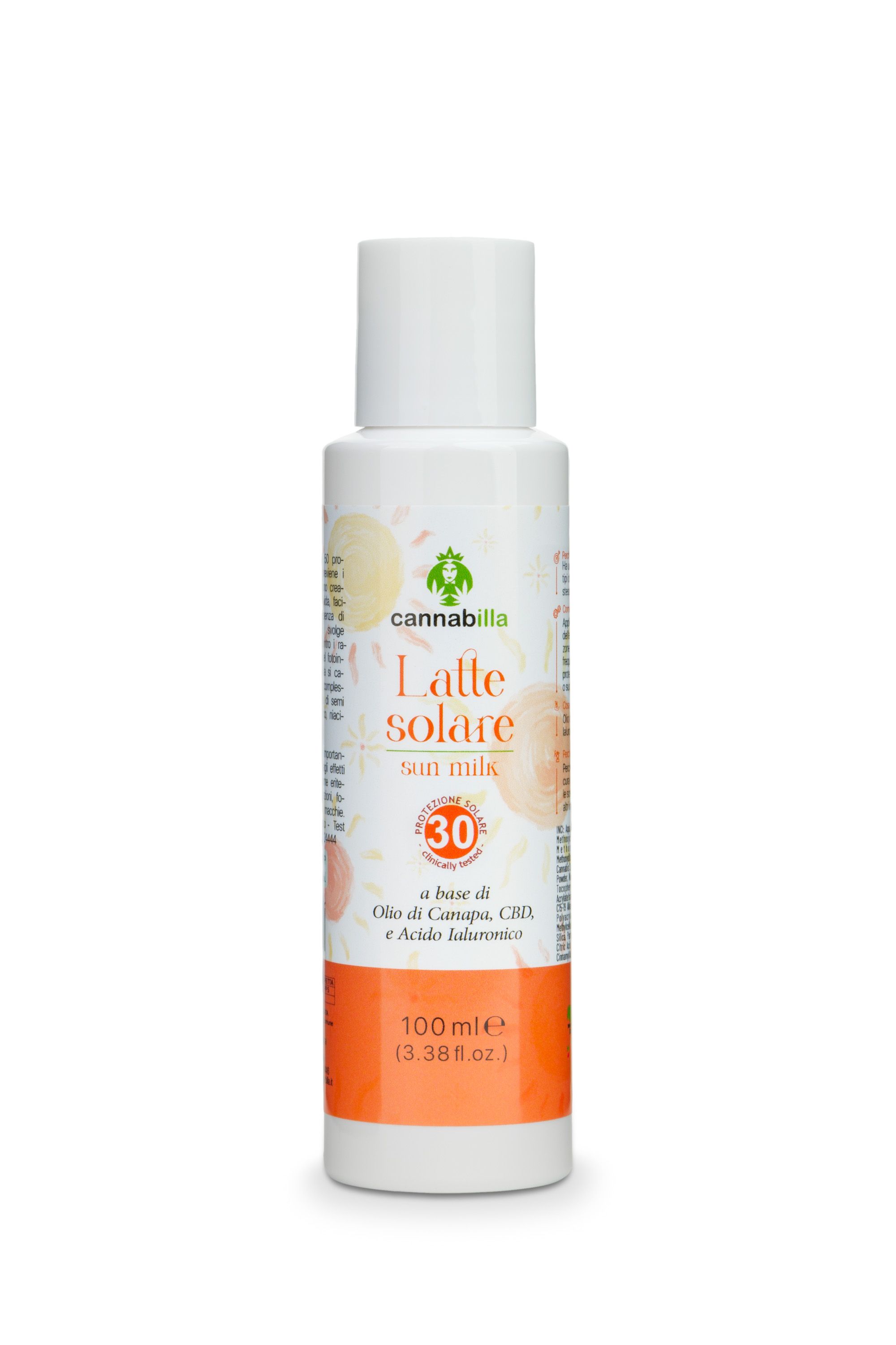 Cannabilla - Latte Protezione Solare alla Canapa SPF 30