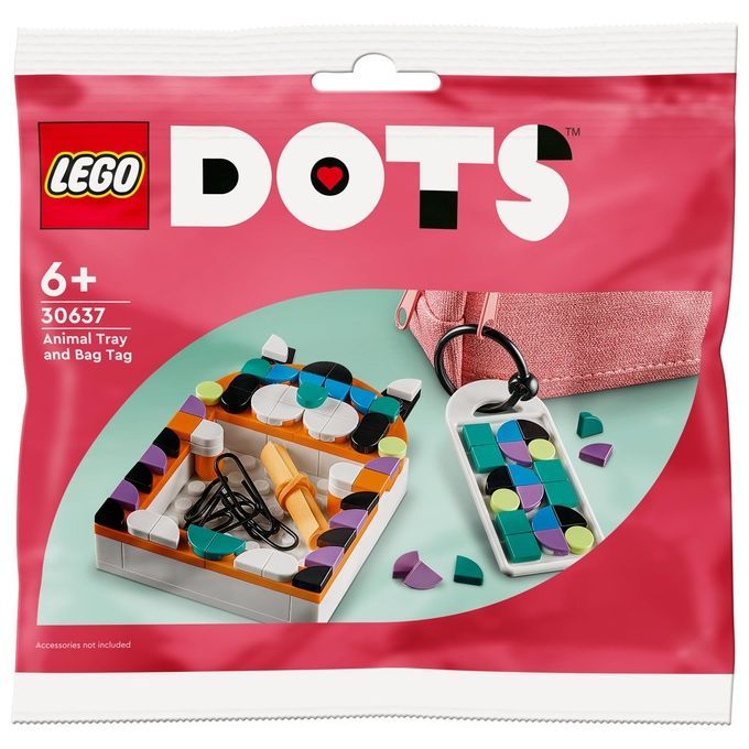 LEGO DOTS 30637 Portaoggetti e etichetta per borse