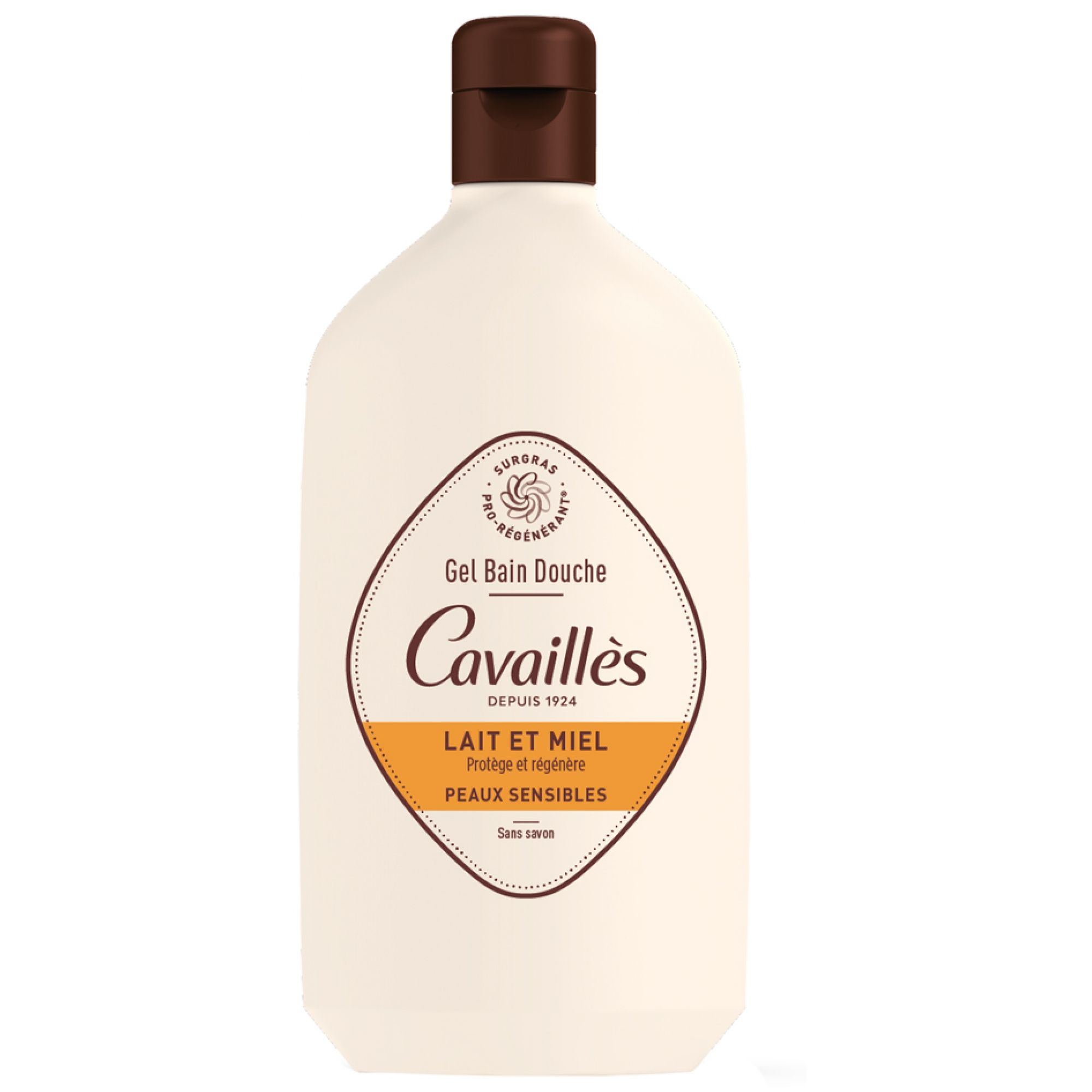 Rogé Cavaillès Duschgel für empfindliche Haut Milch und Honig 8,5x6x20 cm