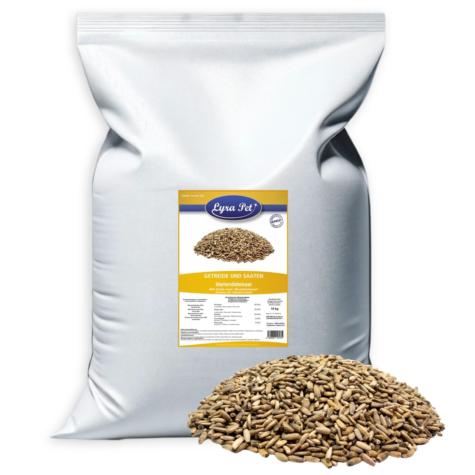 Lyra Pet® Mariendistelsaat 10 kg Nicht relevant