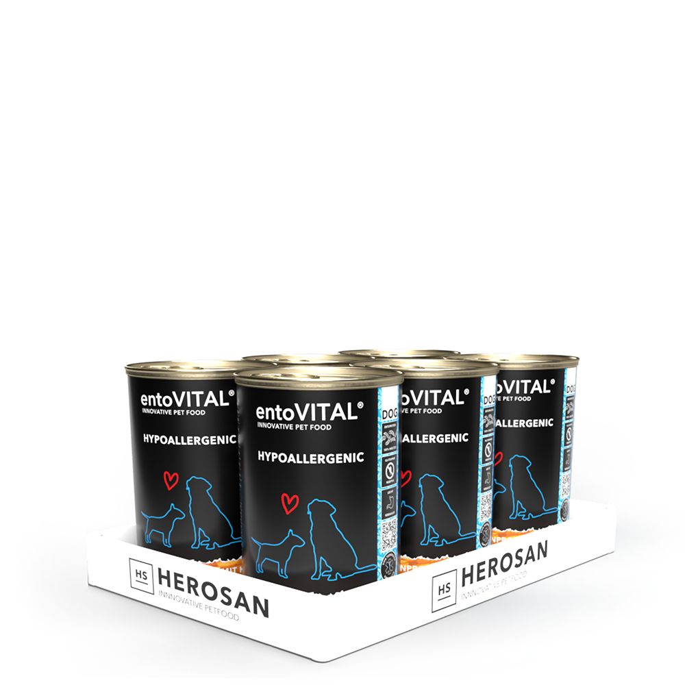 entoVITAL DOG HYPOALLERGENIC Nassfutter