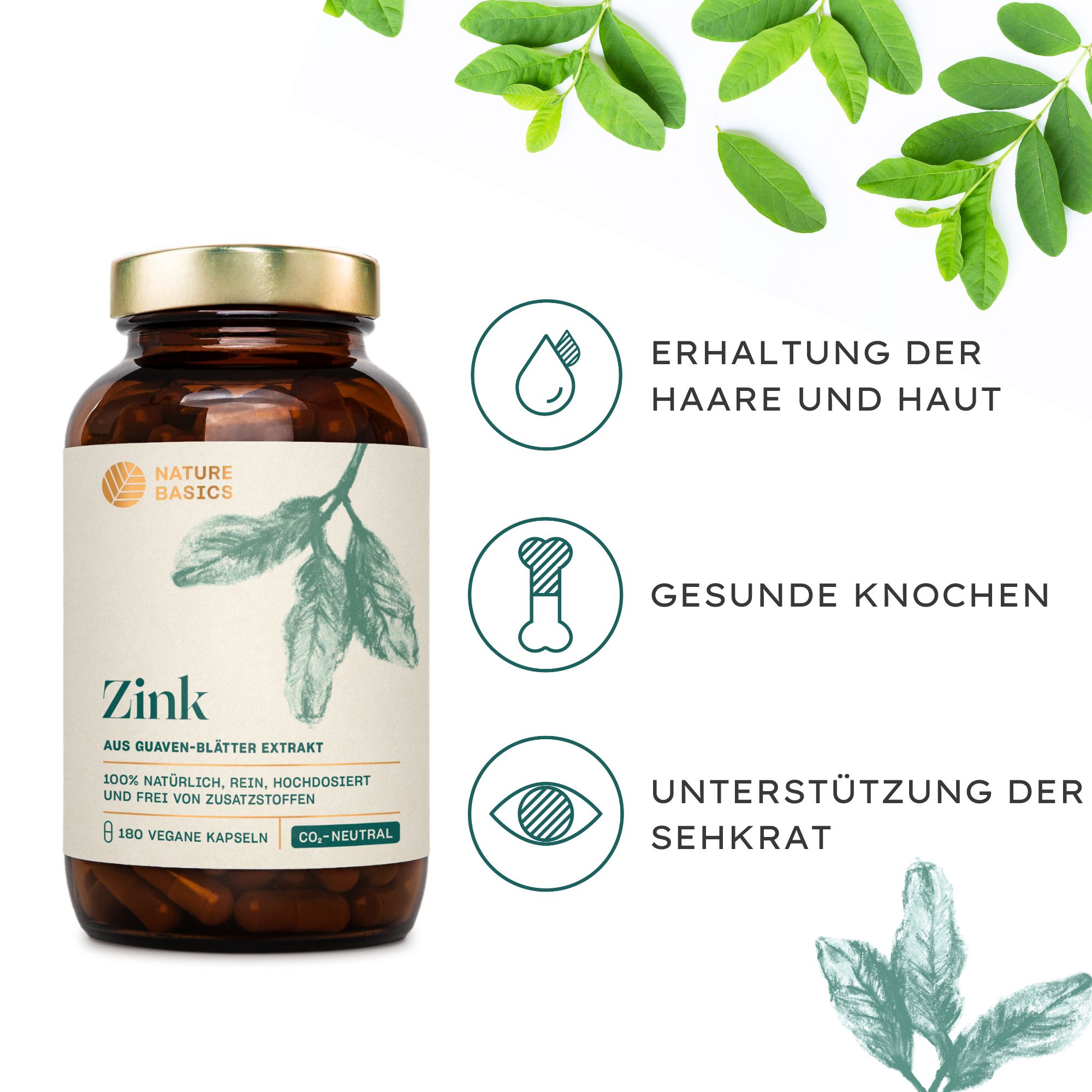 Nature Basics Zink 180 St Kapseln