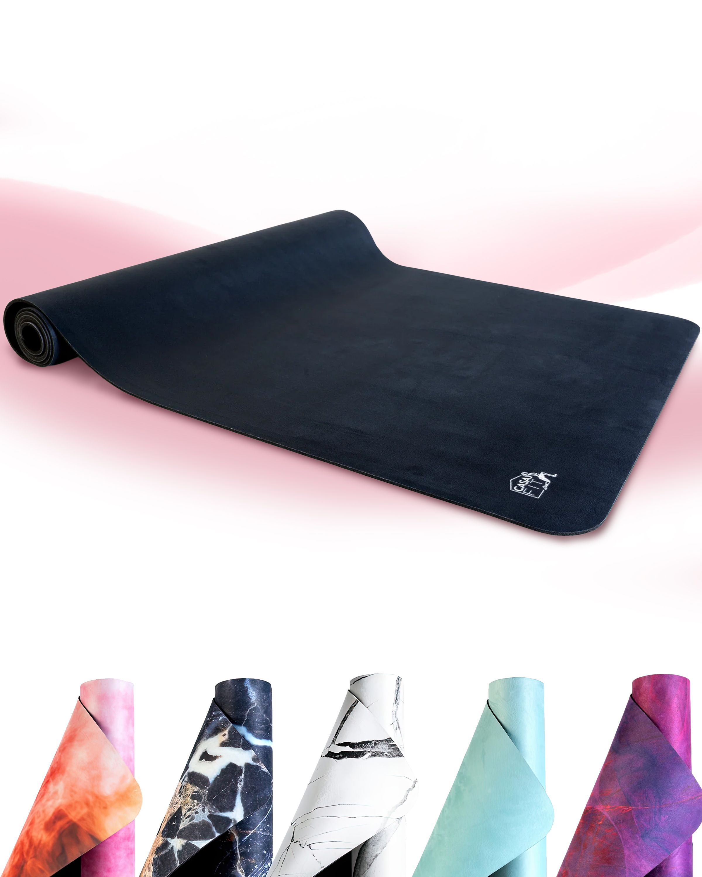 Fitness- & Yogamatte - deep black 1 St