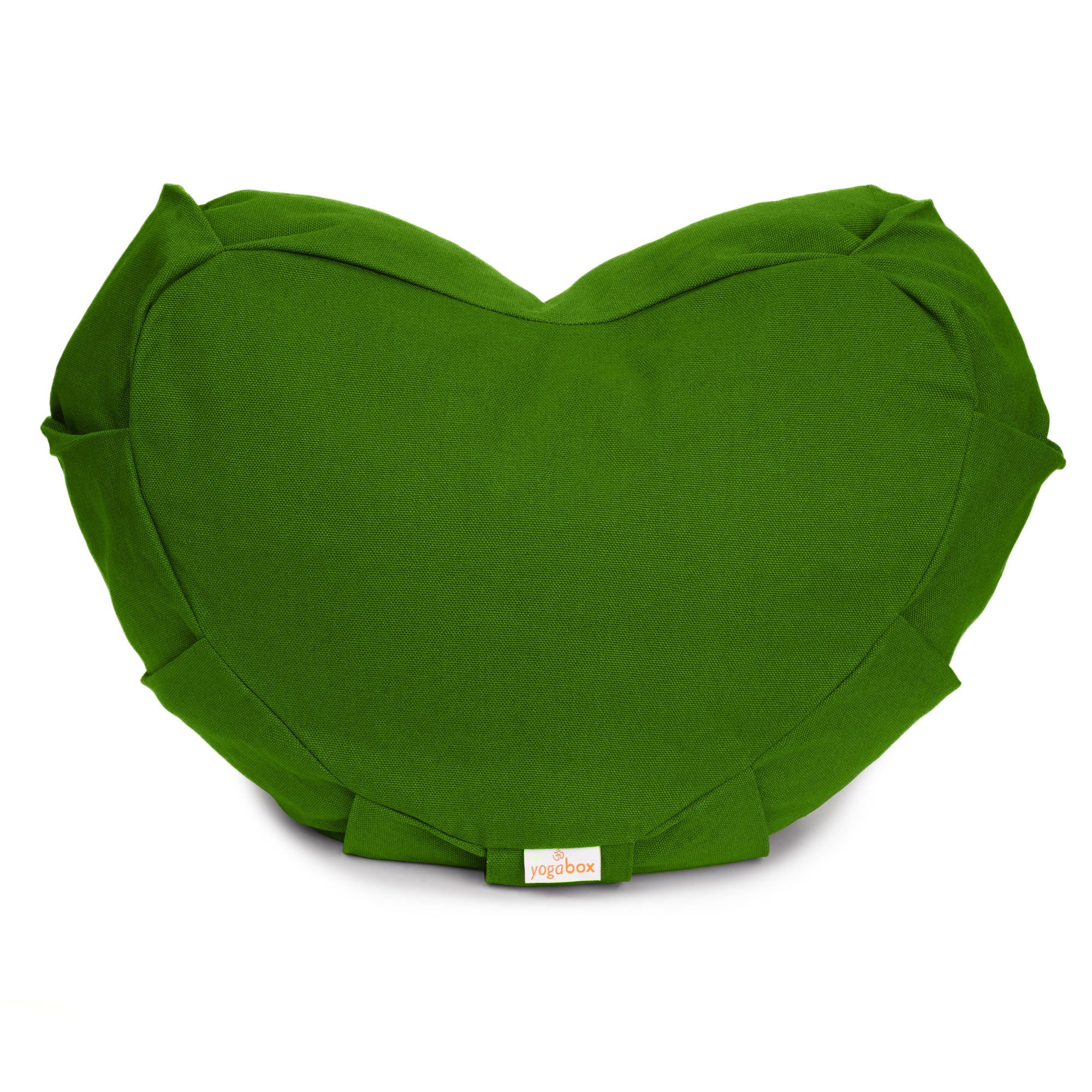 yogabox Meditationskissen Zafu ZEN Halbmond Basic mit ZIP - olivgrün 42 x 15,0 cm 1 St