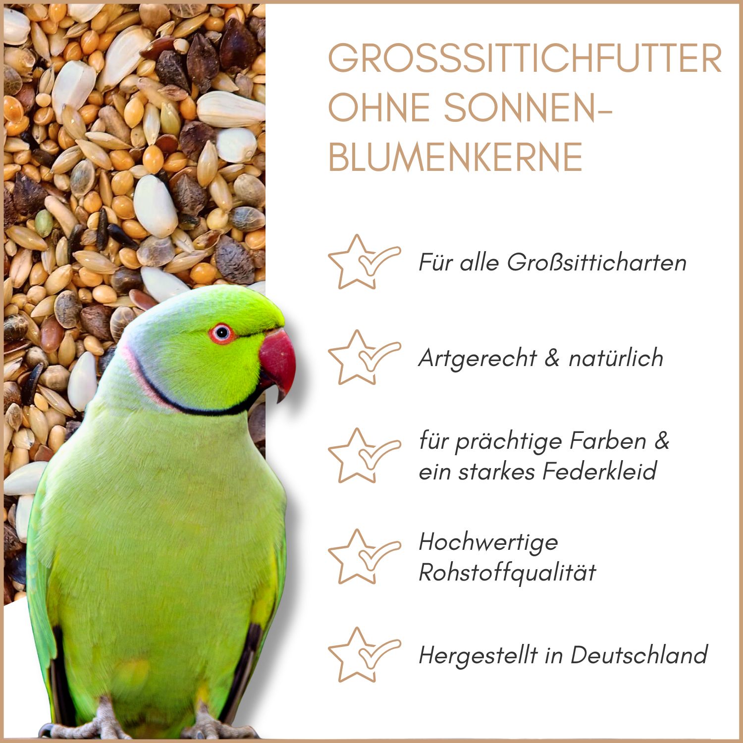 Supravit Vogelfutter Großsittiche Spezial