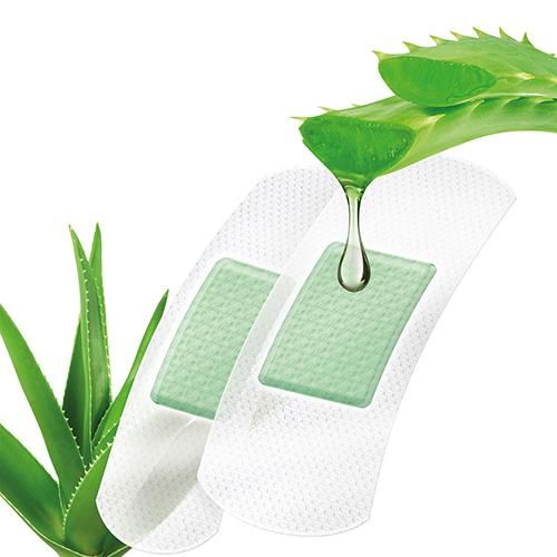 Lifemed 10 Pflaster-Strips weiß "Aloe vera" 2 Größen